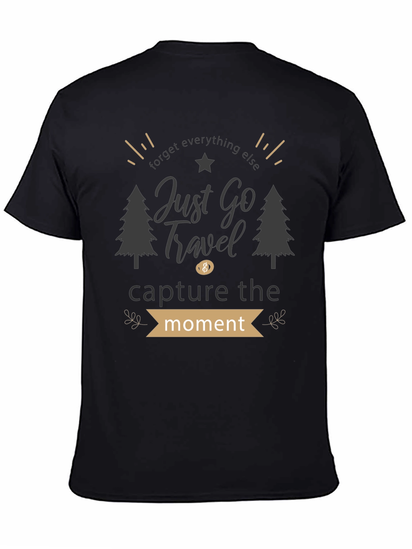Just Go Travel Graphic Tee - Adventure Awaits!