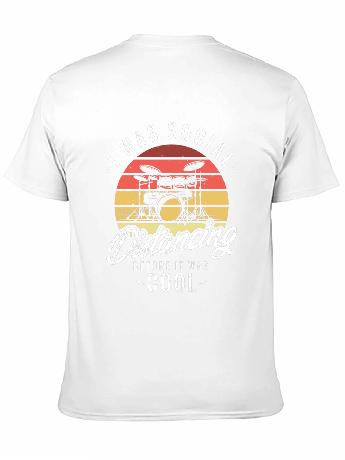 Social Distancing Drummer T-Shirt