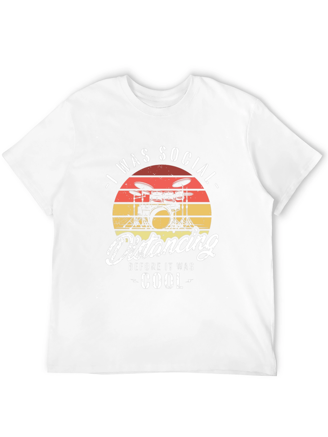 Social Distancing Drummer T-Shirt
