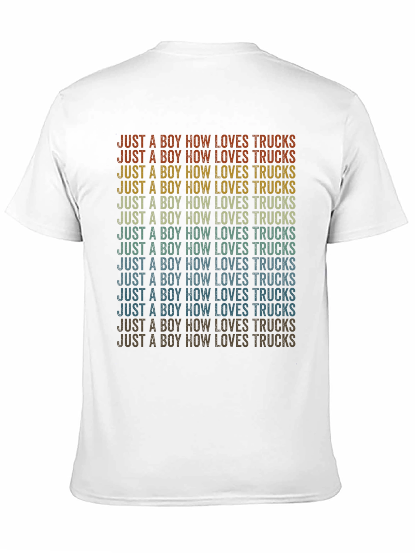 Boy Who Loves Trucks T-Shirt