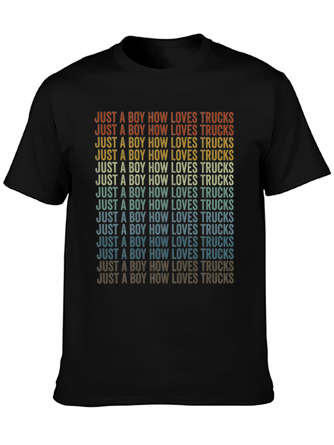 Boy Who Loves Trucks T-Shirt
