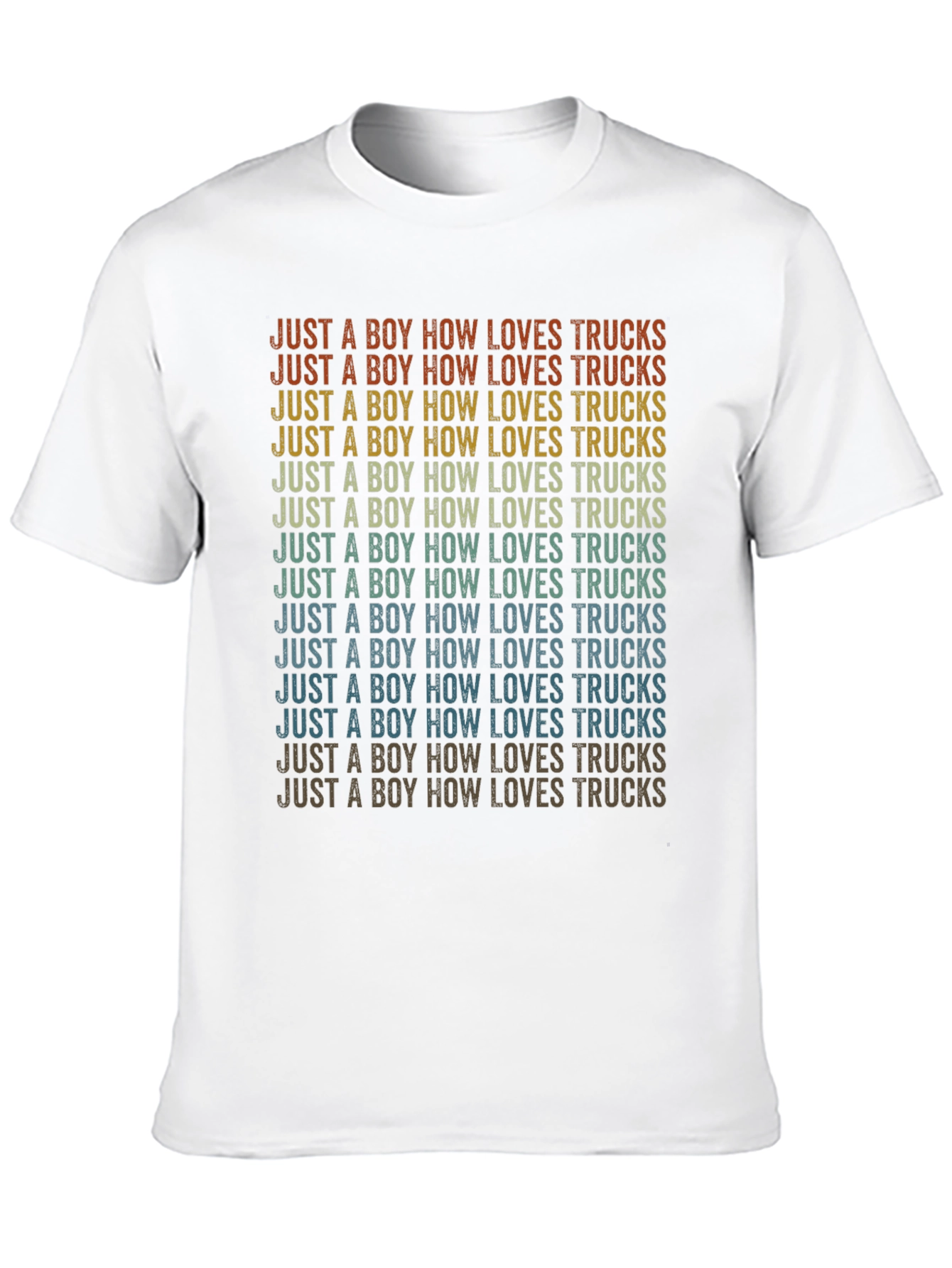 Boy Who Loves Trucks T-Shirt