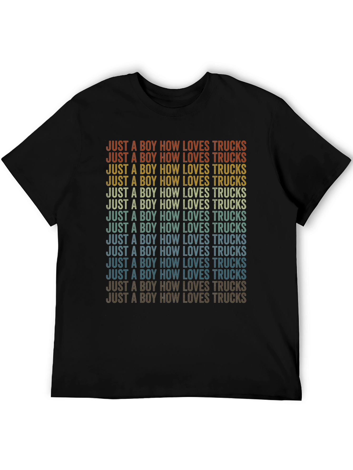 Boy Who Loves Trucks T-Shirt