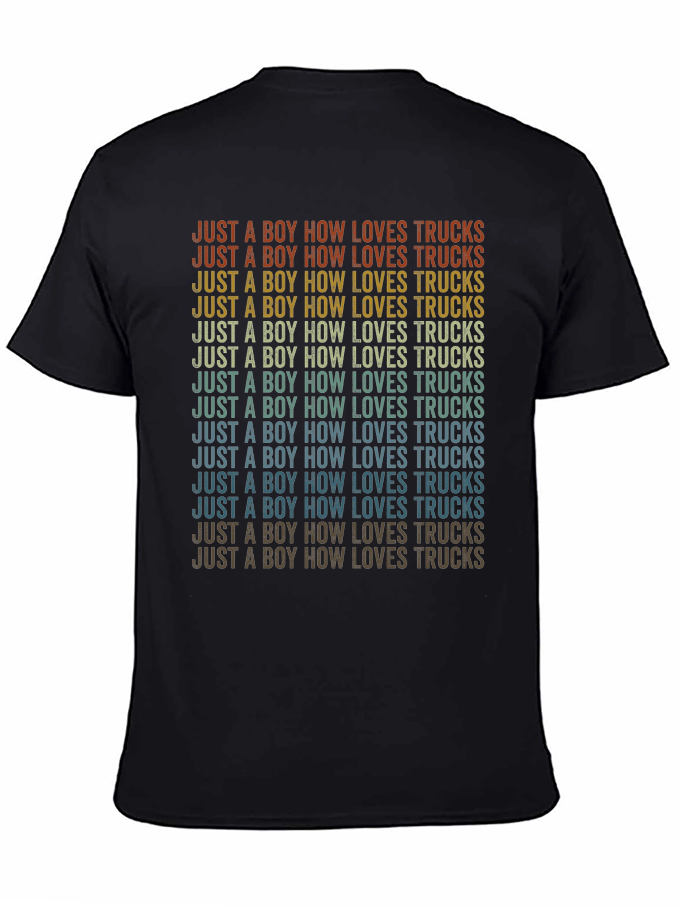 Boy Who Loves Trucks T-Shirt