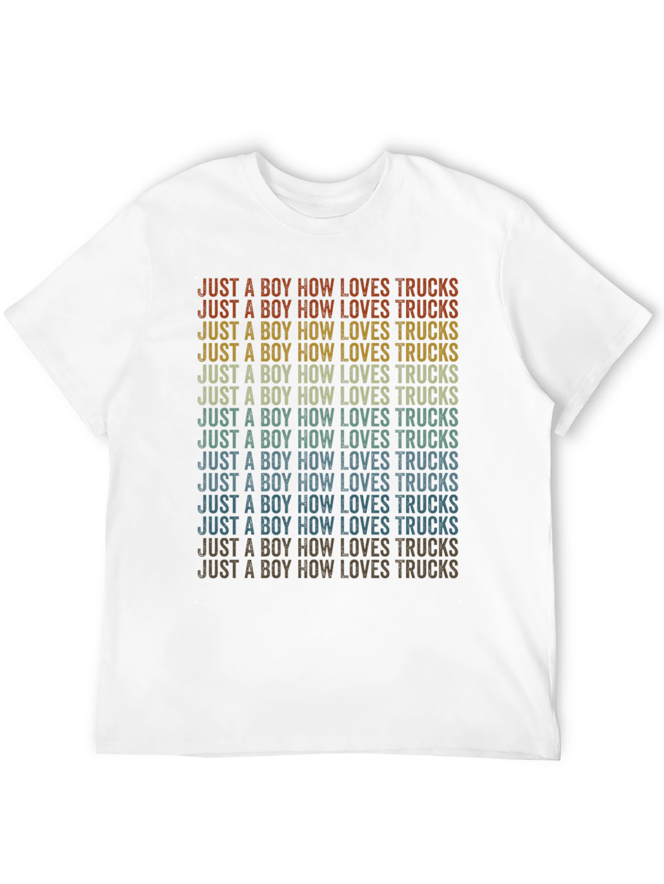 Boy Who Loves Trucks T-Shirt