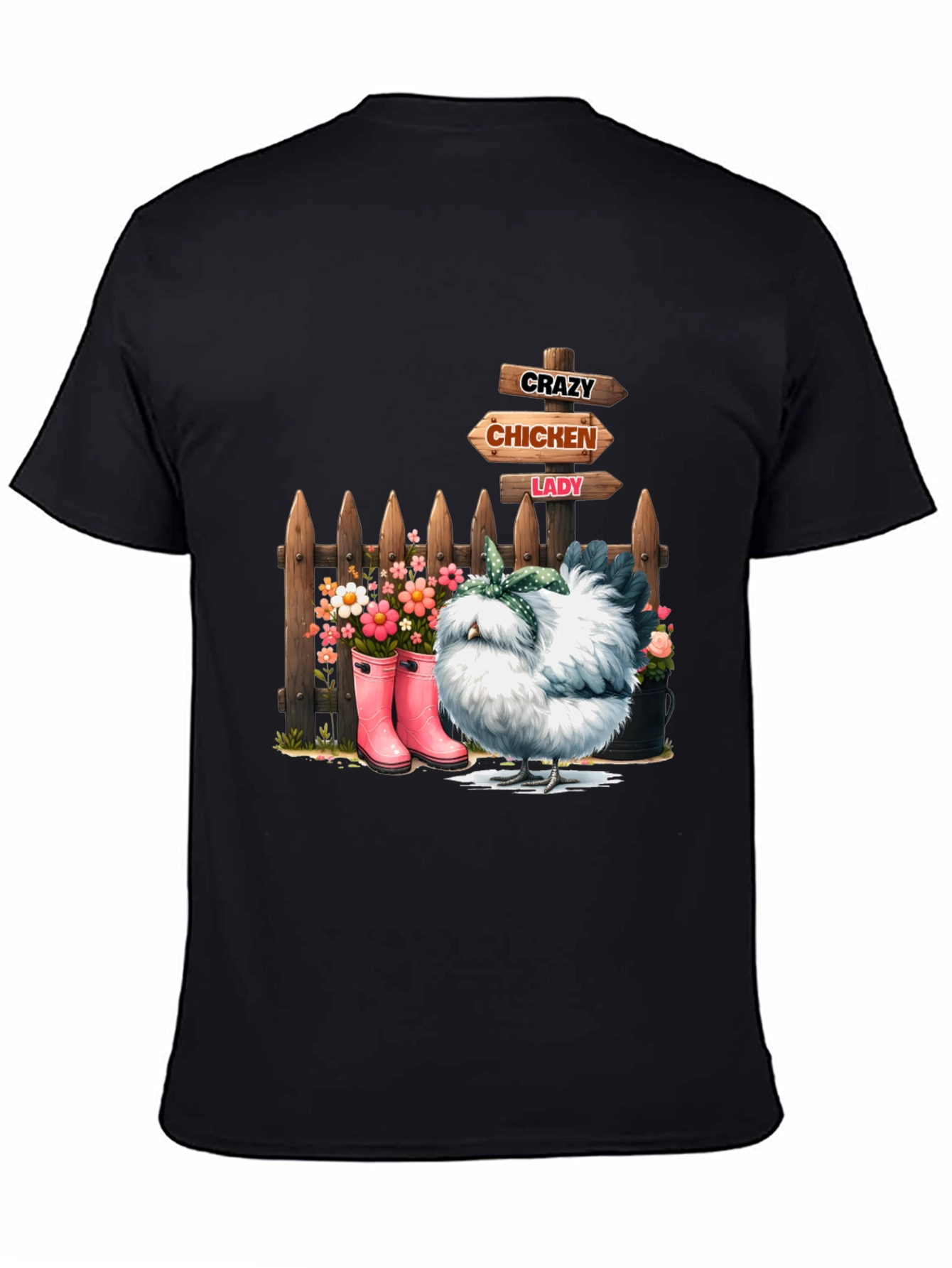 Crazy Chicken Lady Graphic Tee