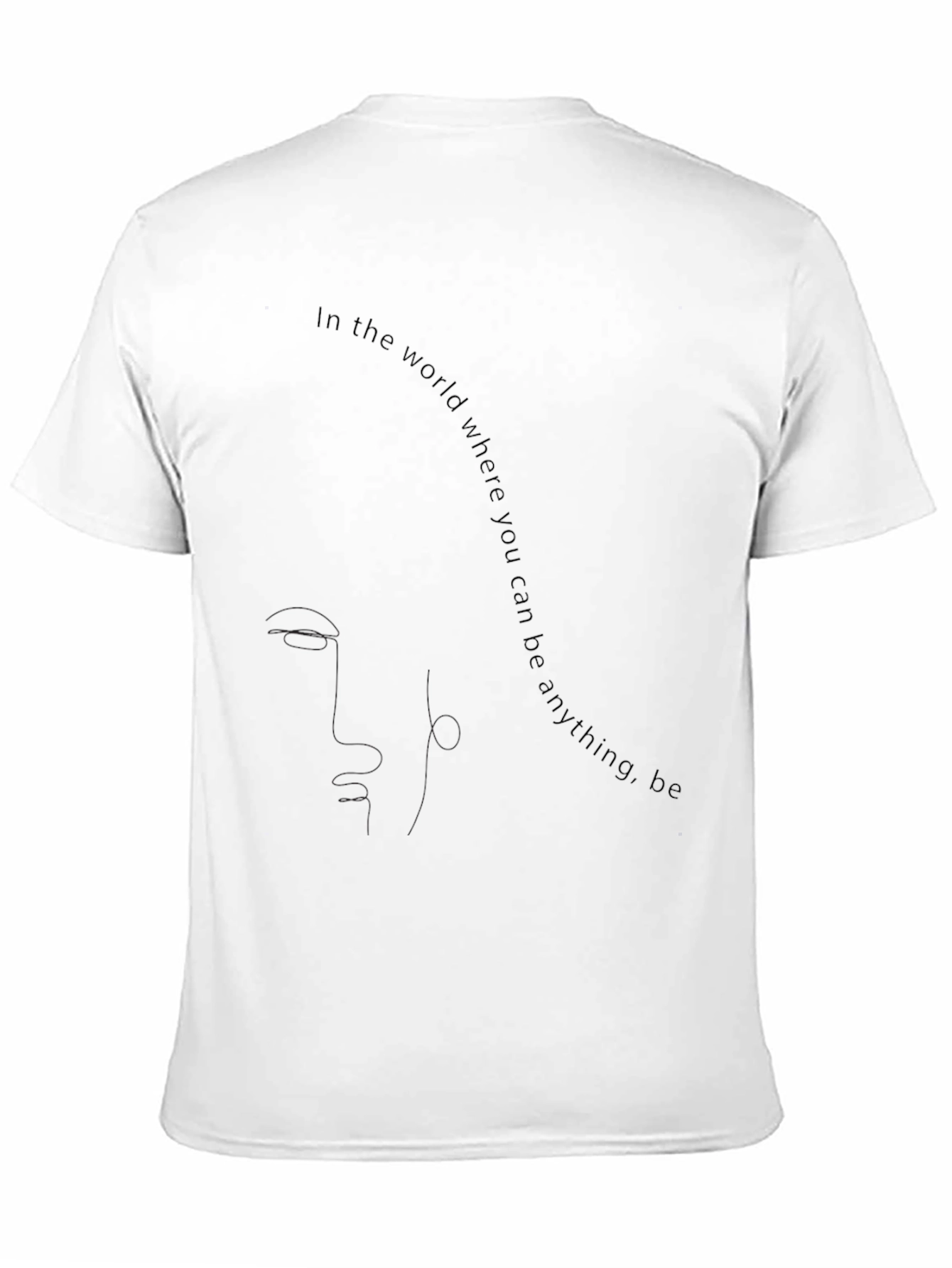 Be Anything T-Shirt - Black Graphic Tee
