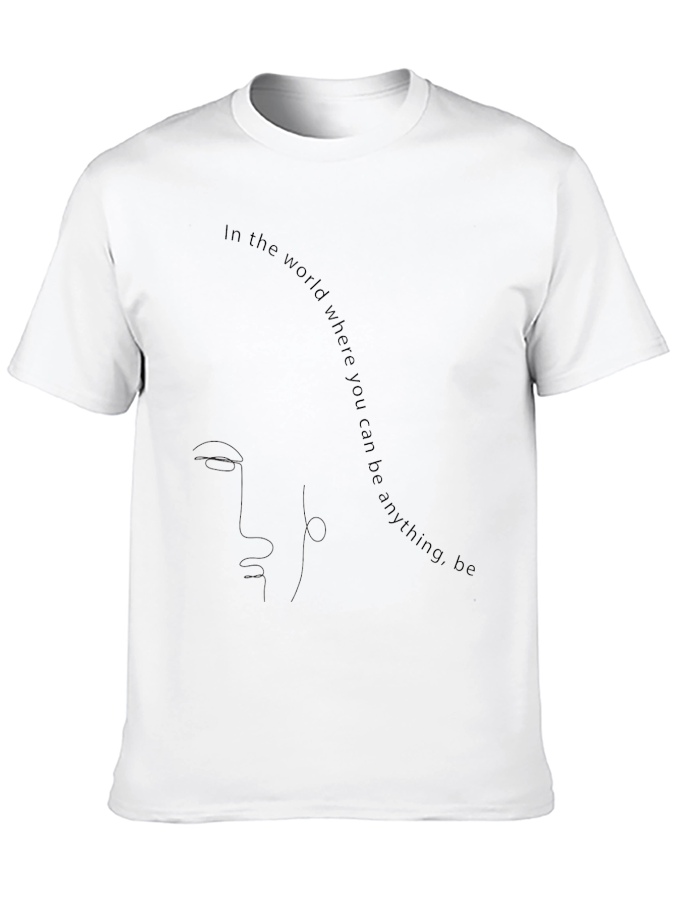 Be Anything T-Shirt - Black Graphic Tee