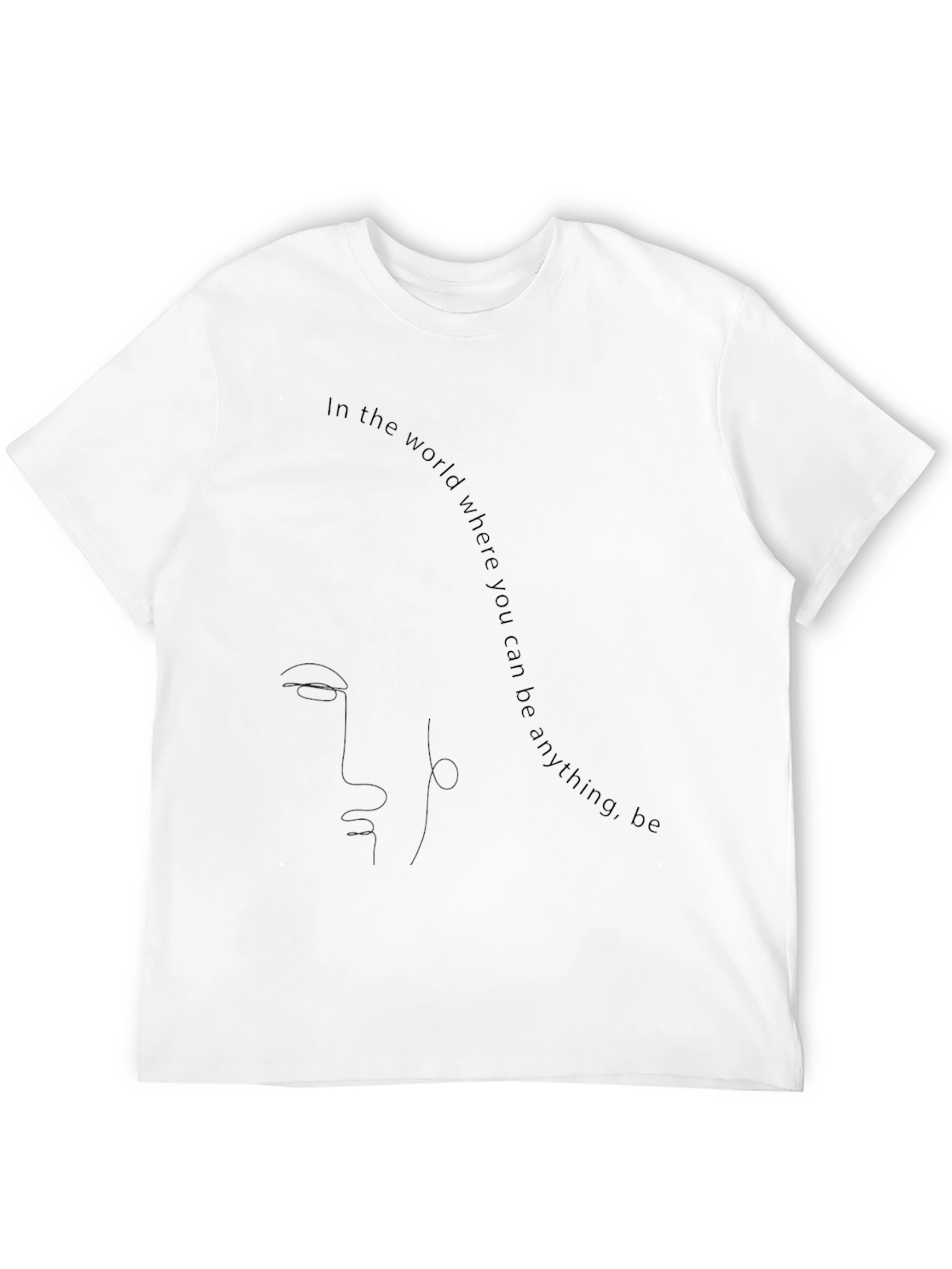 Be Anything T-Shirt - Black Graphic Tee