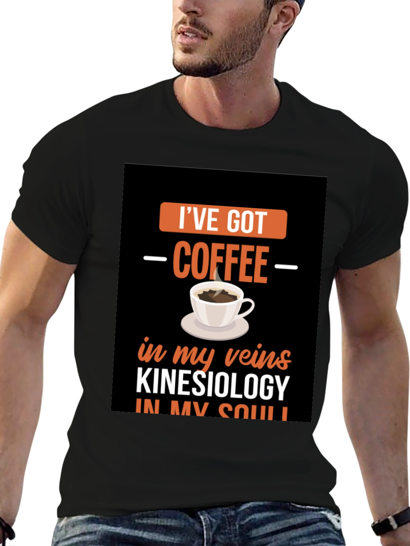 Coffee & Kinesiology T-Shirt - Quirky Graphic Tee