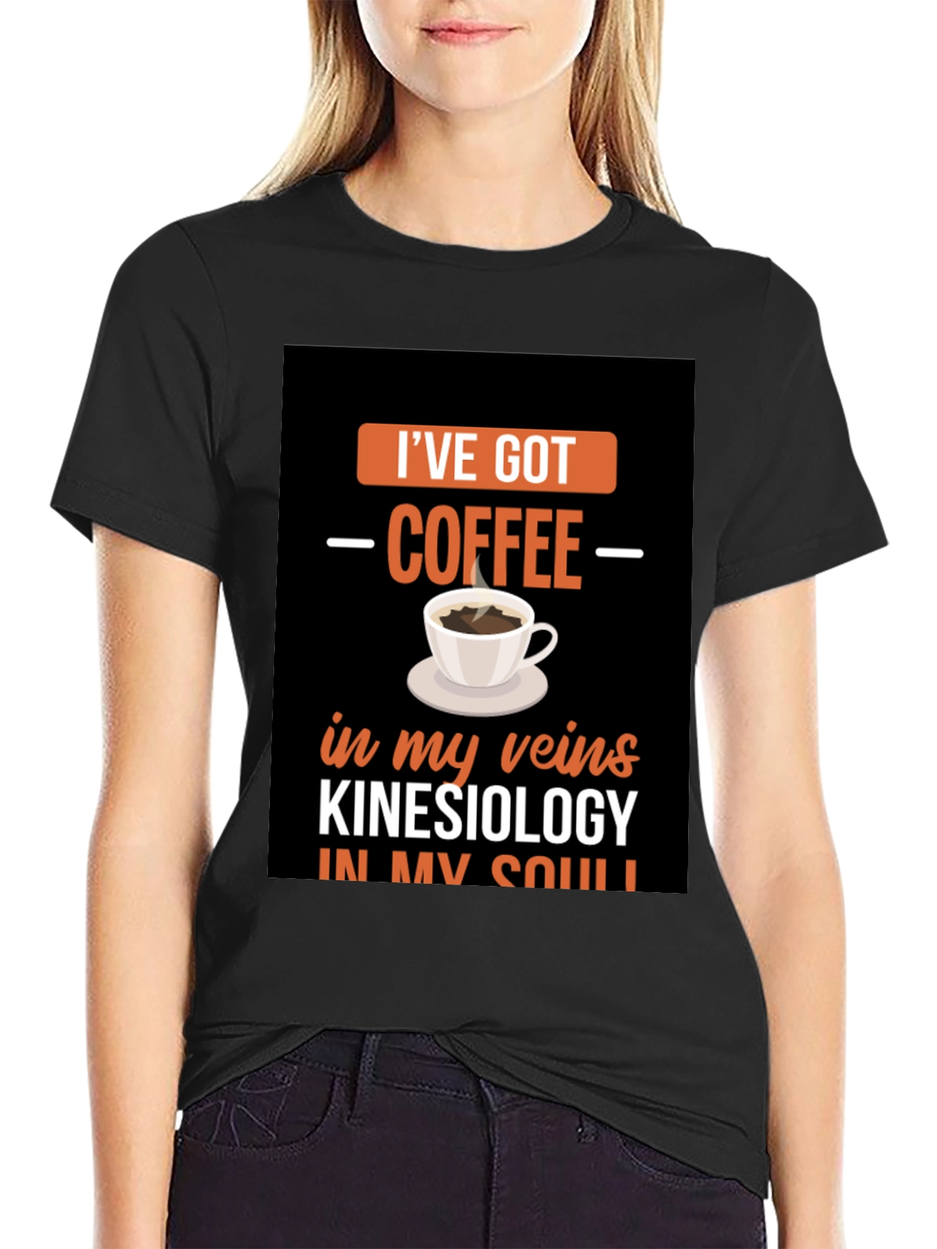 Coffee & Kinesiology T-Shirt - Quirky Graphic Tee