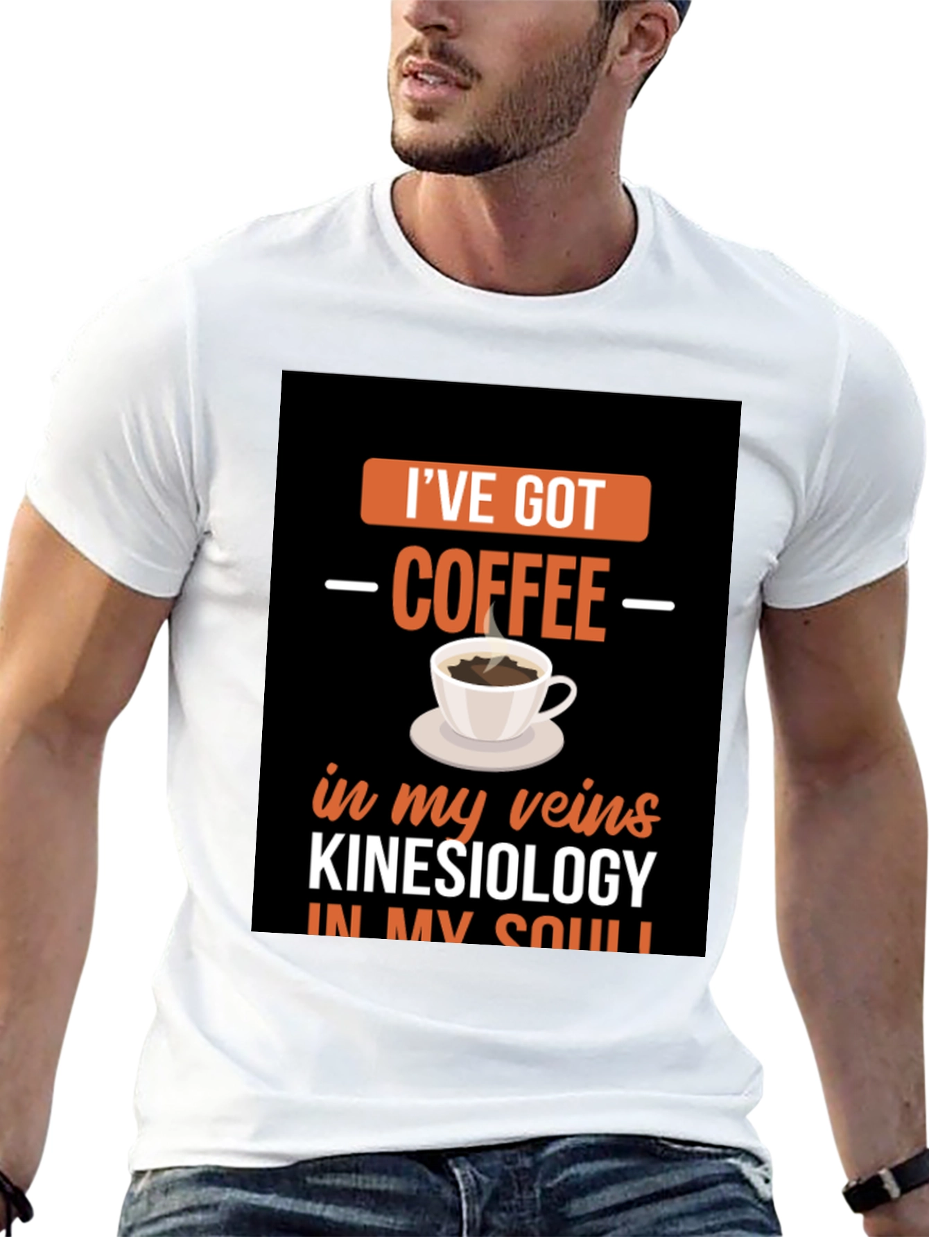 Coffee & Kinesiology T-Shirt - Quirky Graphic Tee
