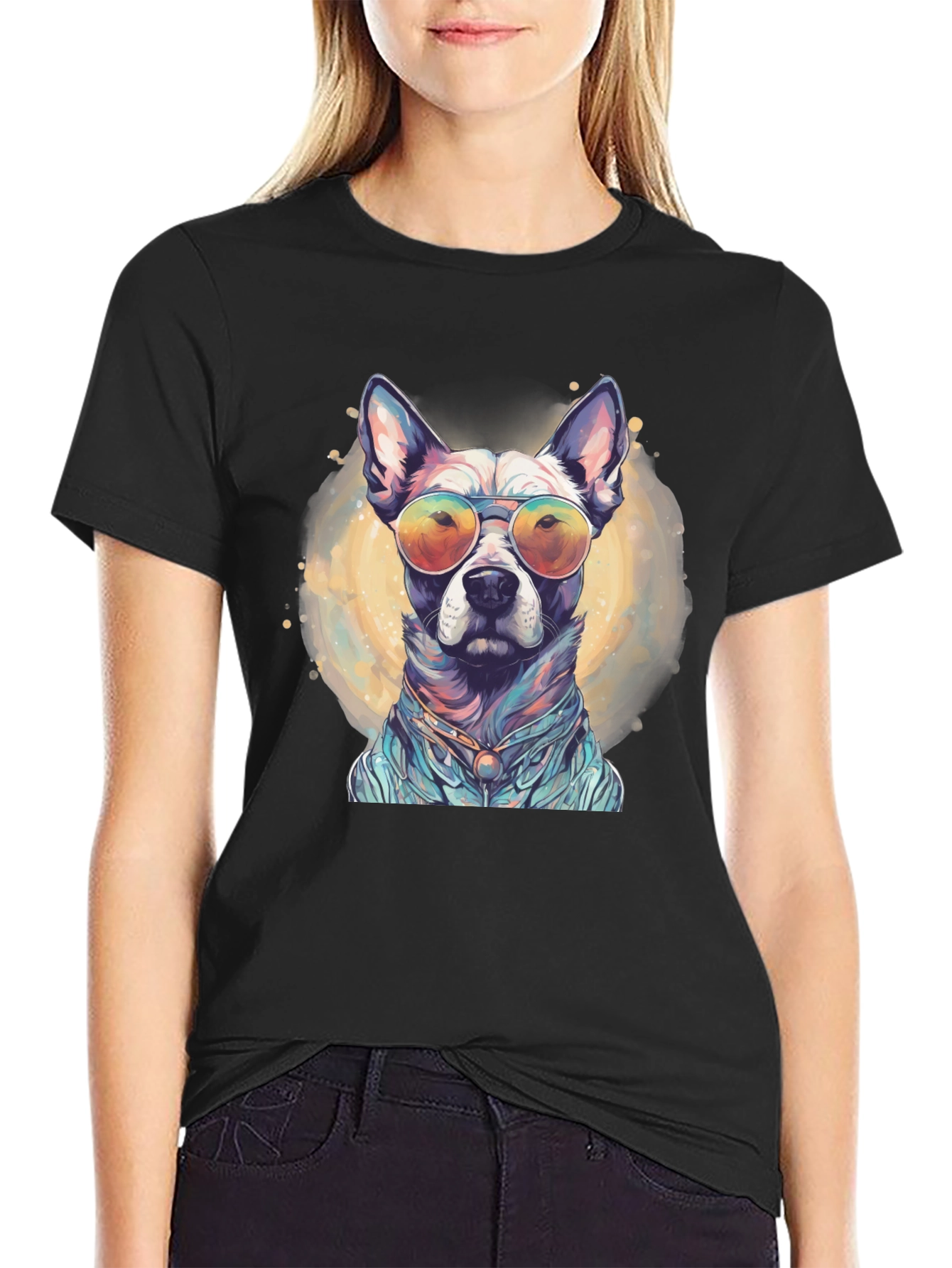 Cool Dog Graphic Tee - Stylish Unisex T-Shirt