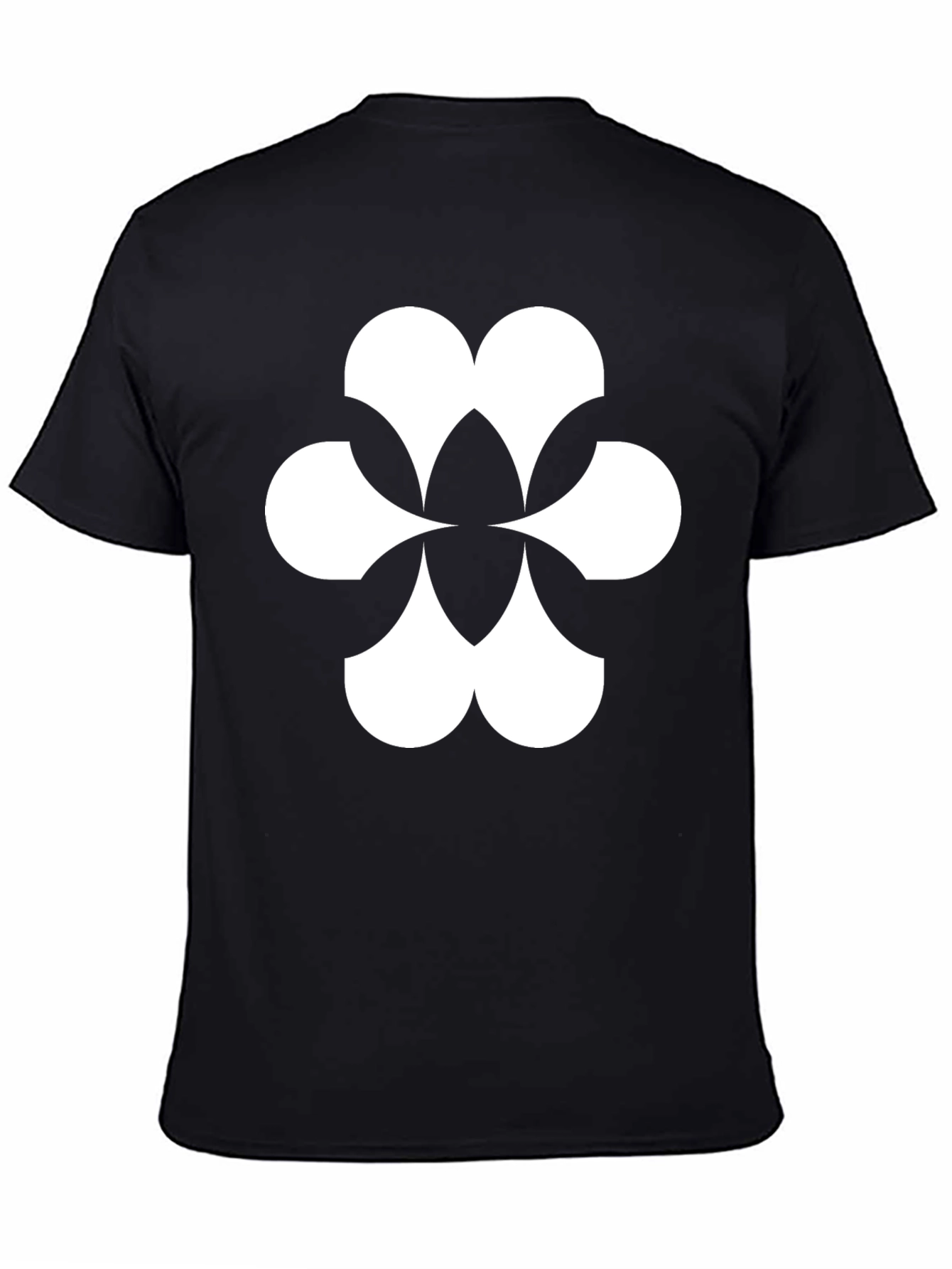 Abstract Graphic Tee - Black T-Shirt