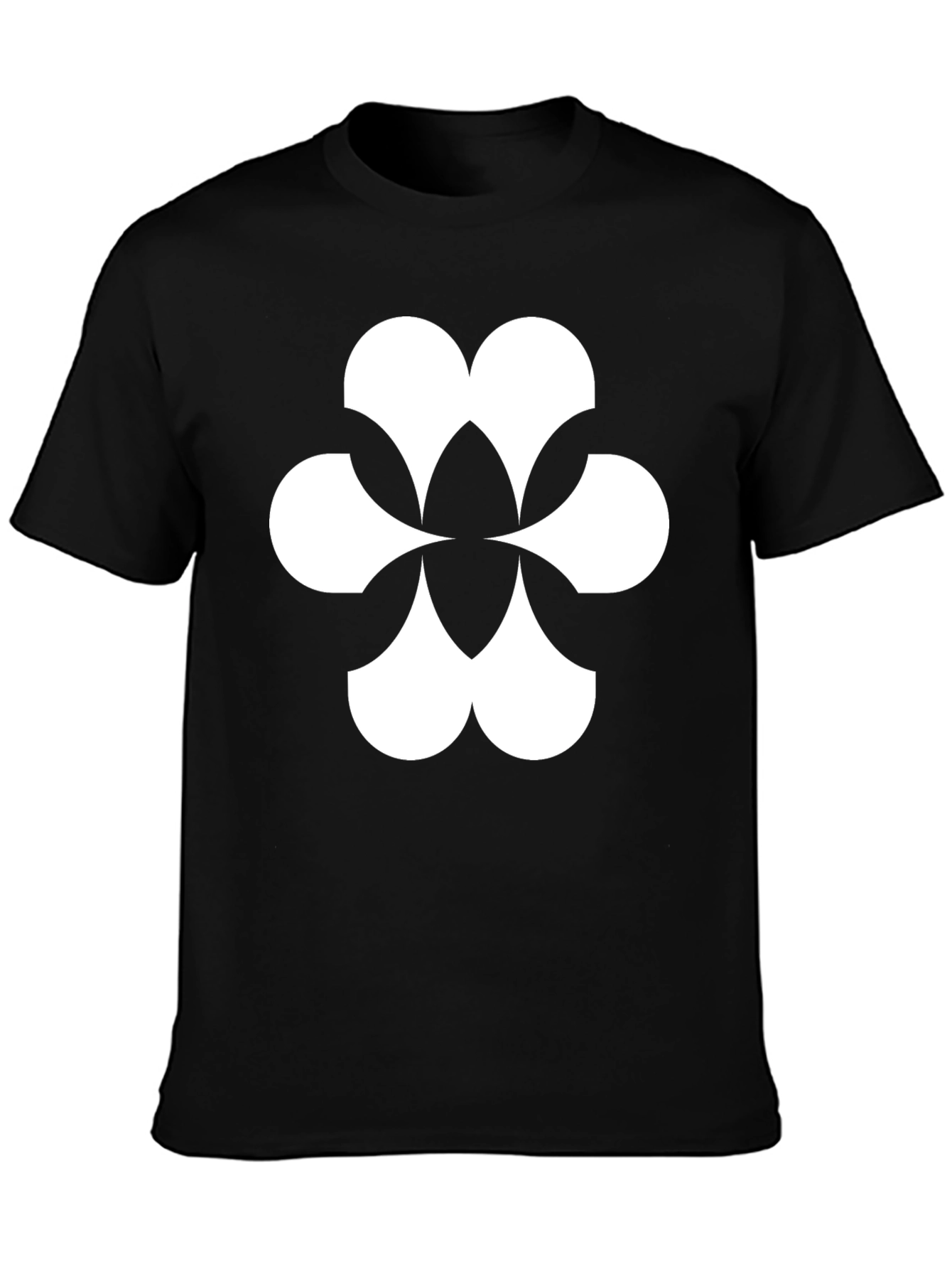 Abstract Graphic Tee - Black T-Shirt