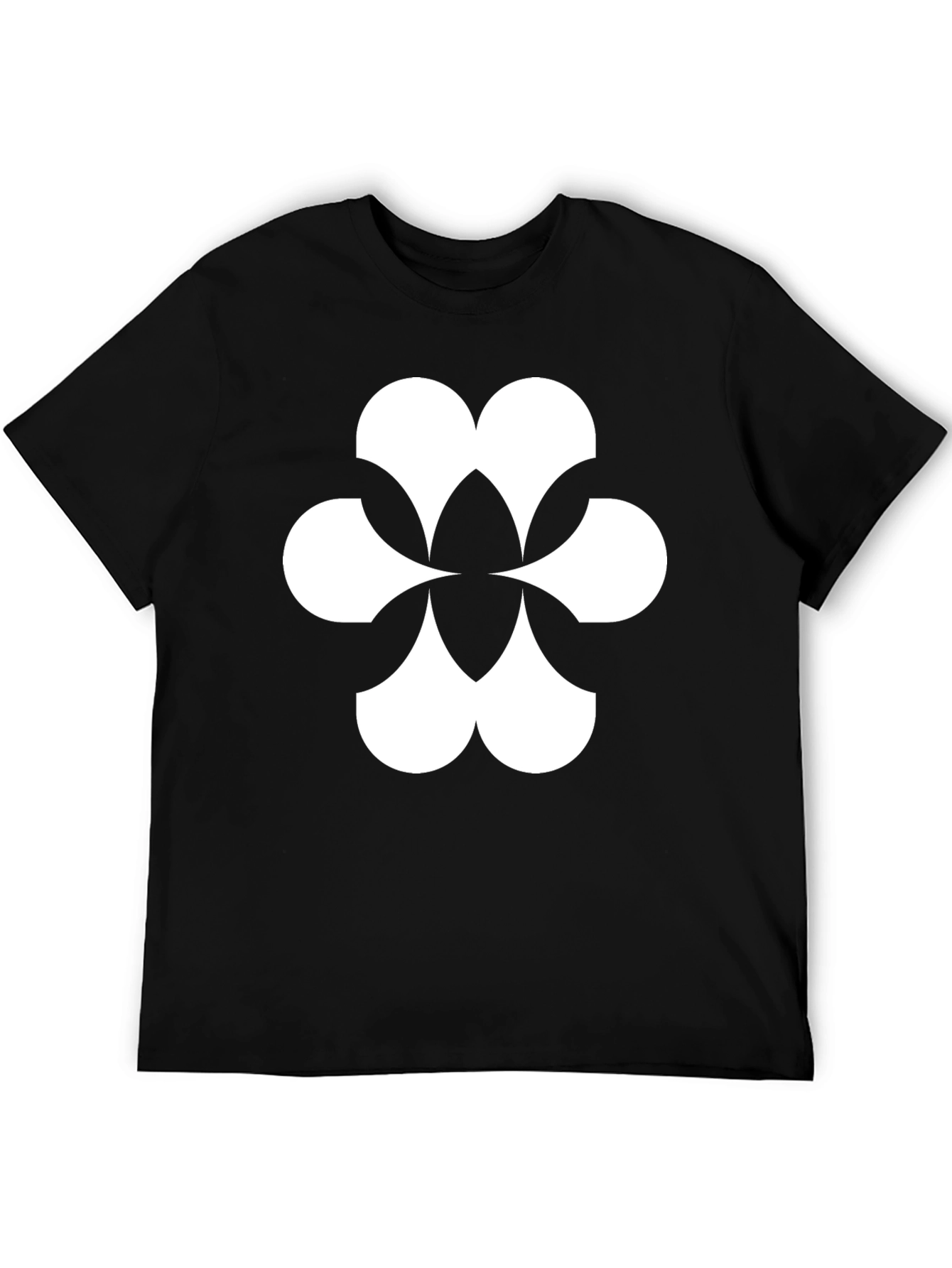 Abstract Graphic Tee - Black T-Shirt