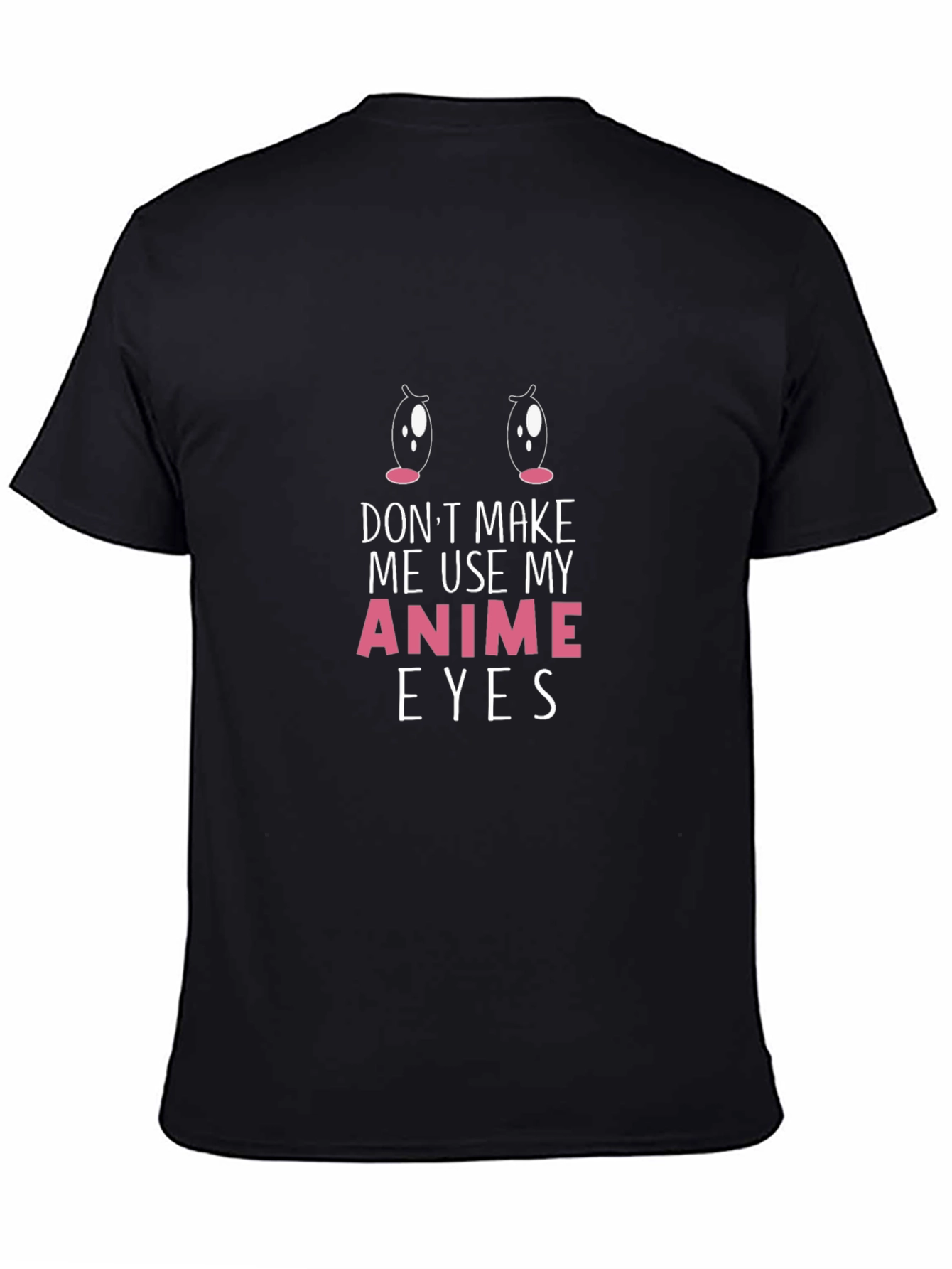 Anime Eyes Graphic Tee - Soft Cotton T-Shirt