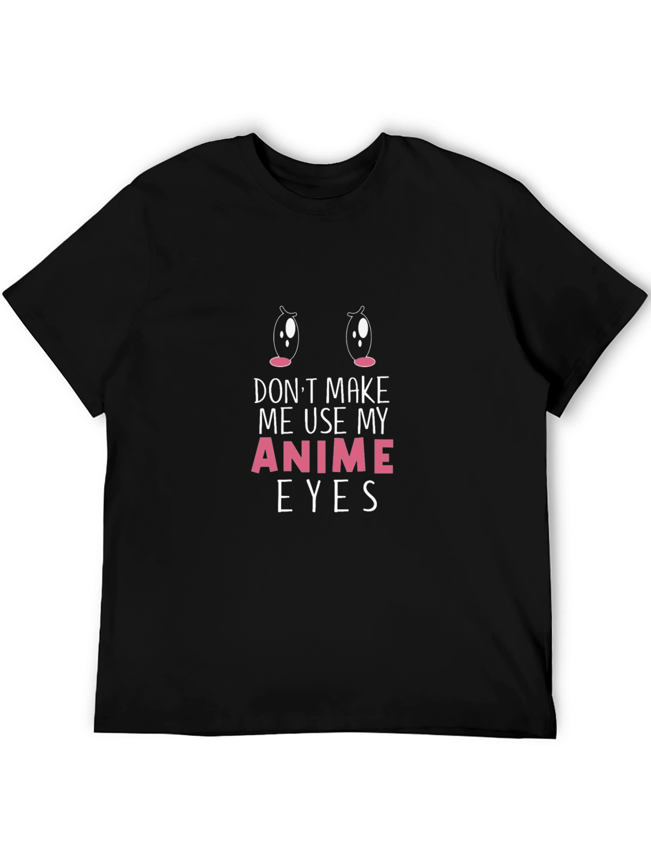 Anime Eyes Graphic Tee - Soft Cotton T-Shirt
