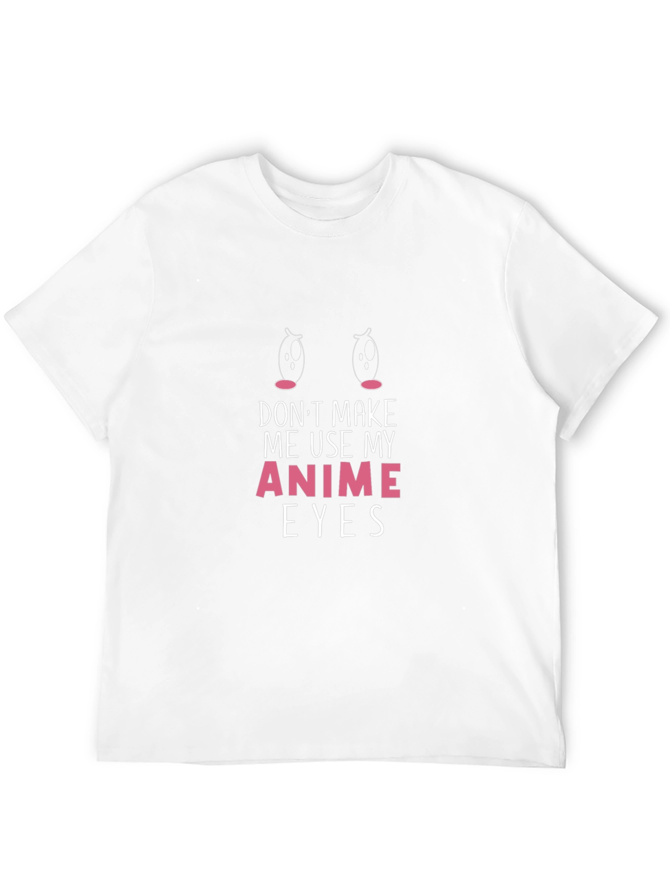 Anime Eyes Graphic Tee - Soft Cotton T-Shirt