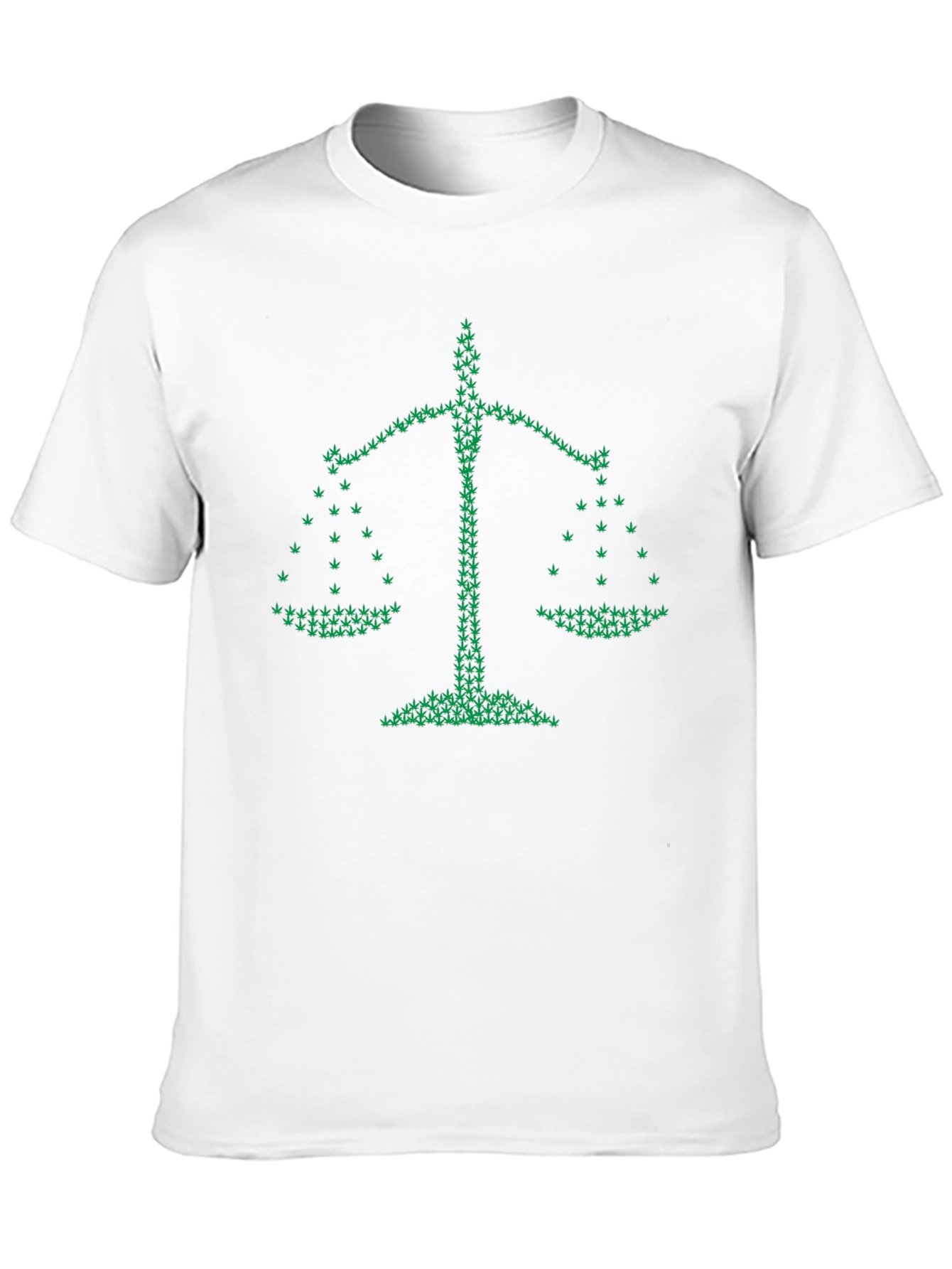 Cannabis Justice Scales Graphic Tee