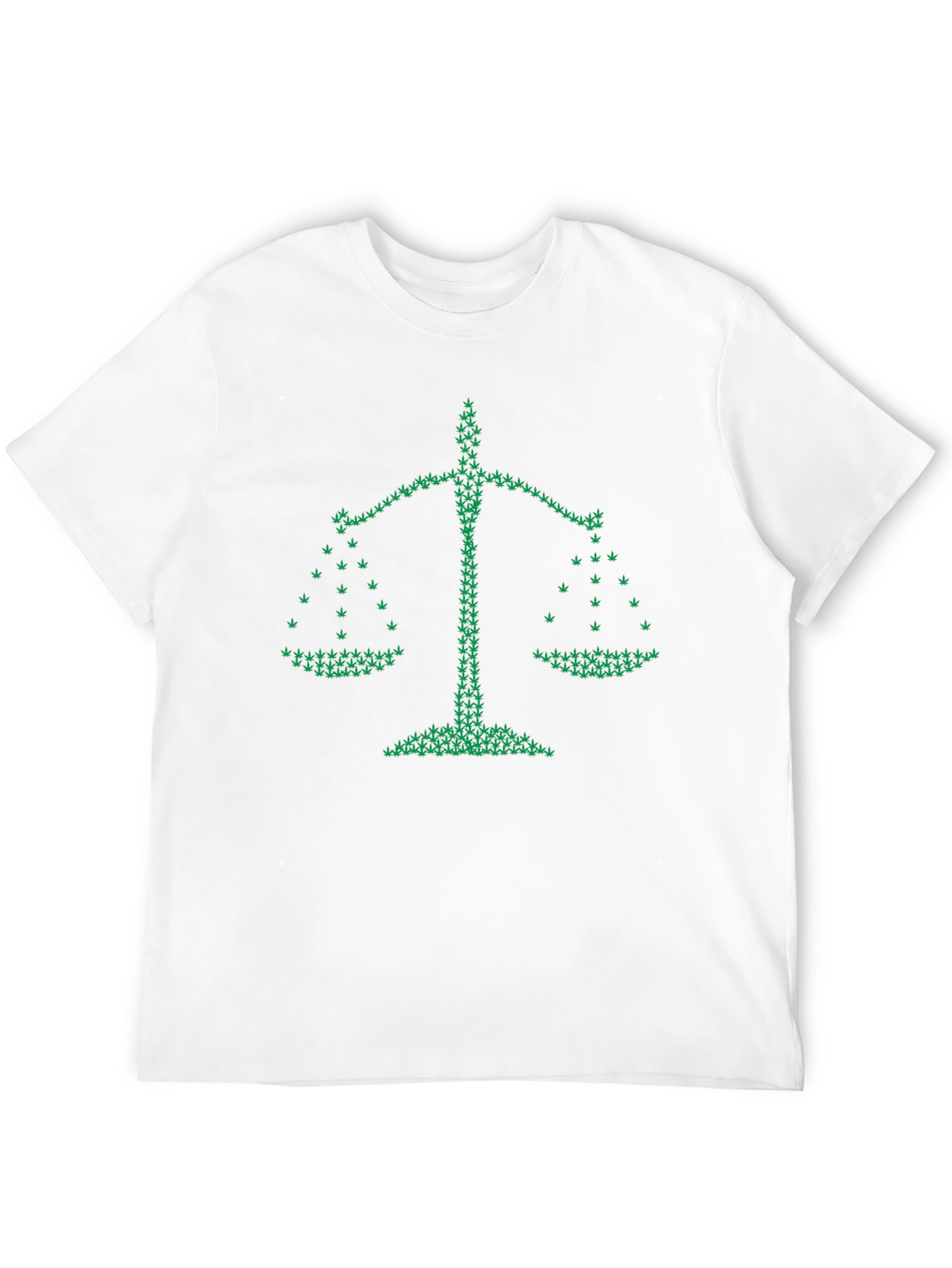 Cannabis Justice Scales Graphic Tee