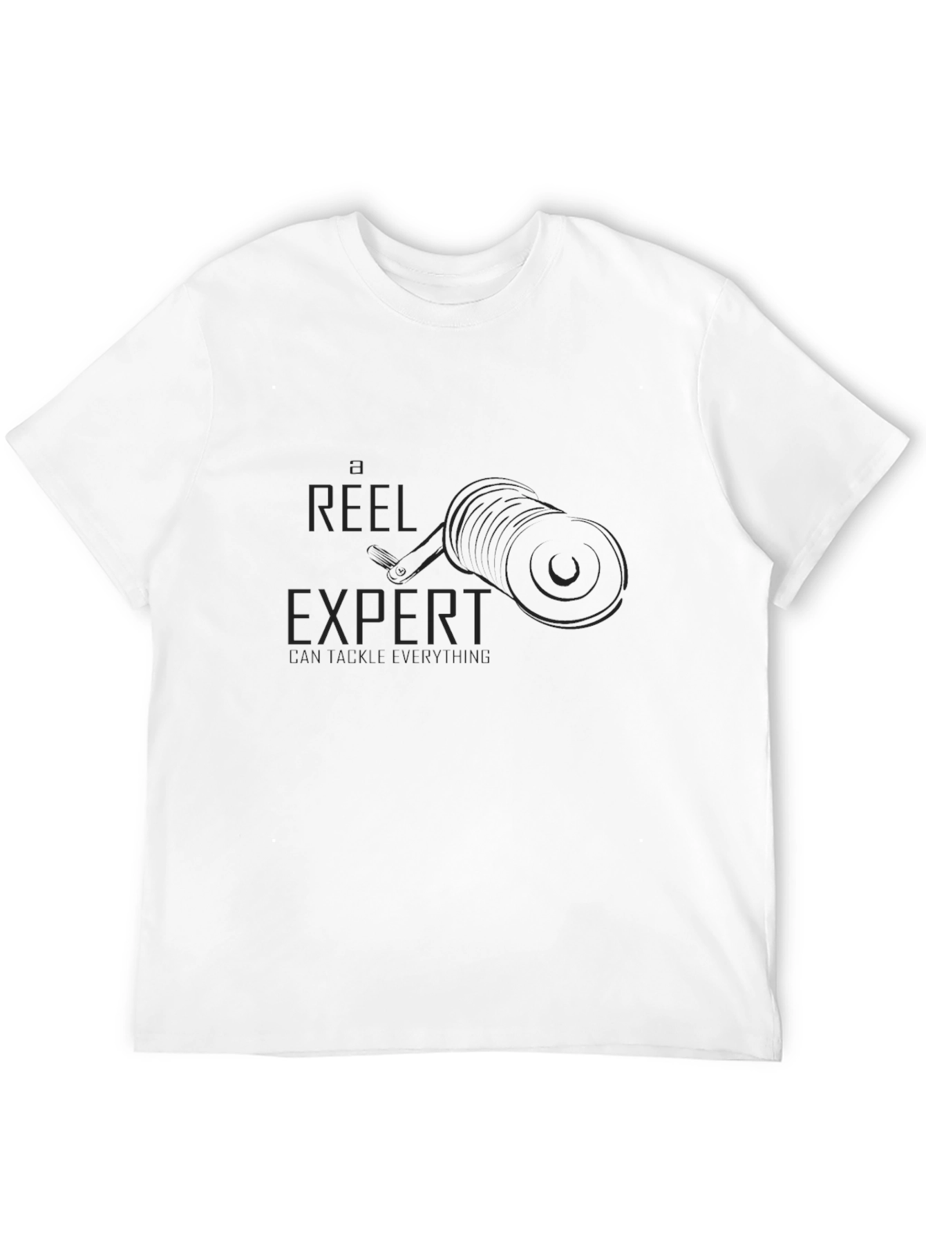 The Reel Expert Graphic Tee - Black T-Shirt