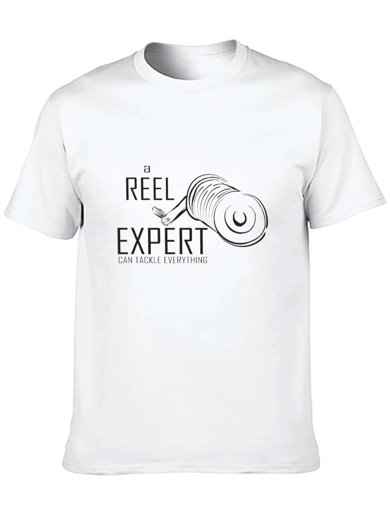 The Reel Expert Graphic Tee - Black T-Shirt