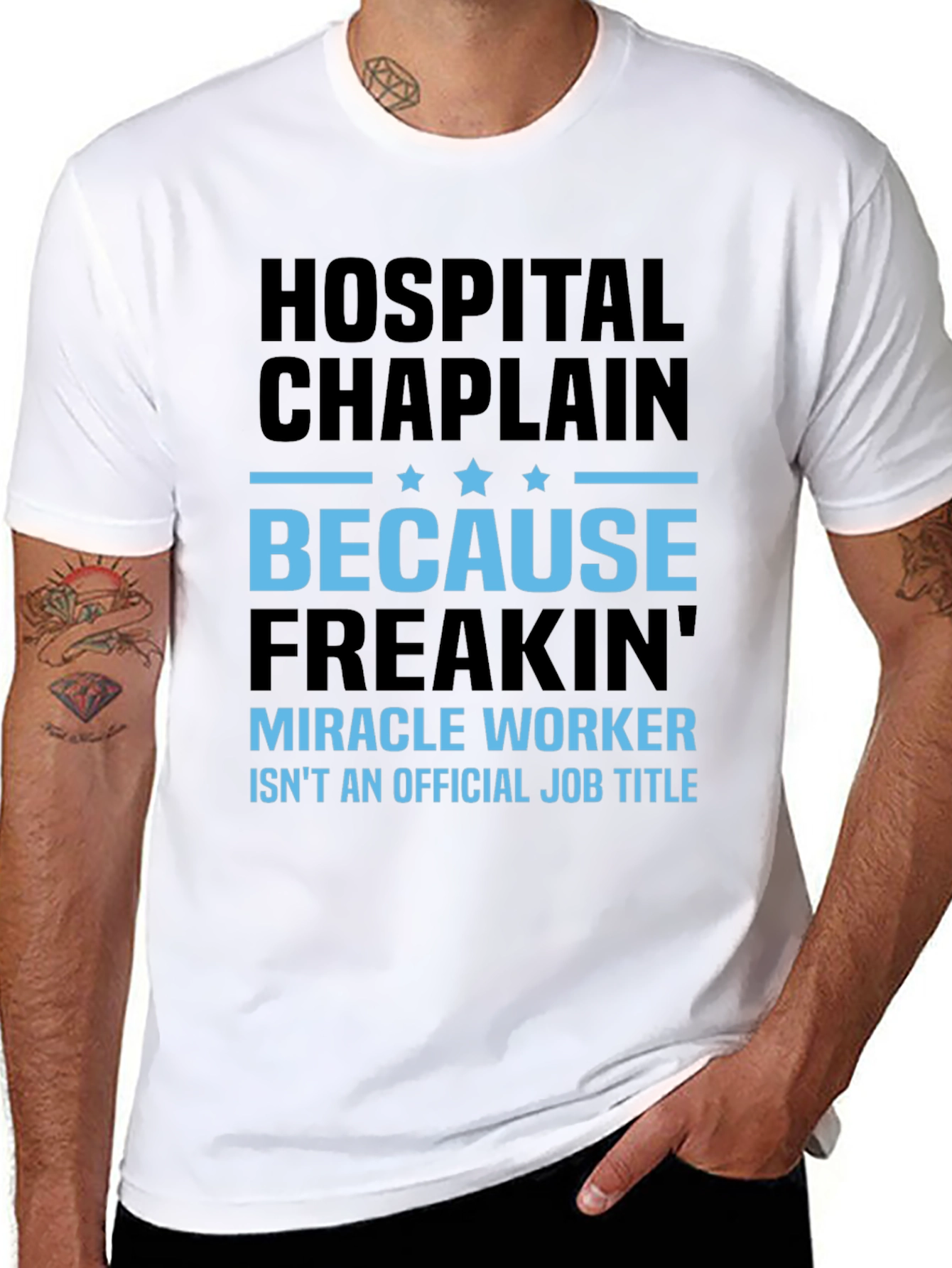 Hospital Chaplain Miracle Worker Graphic Tee