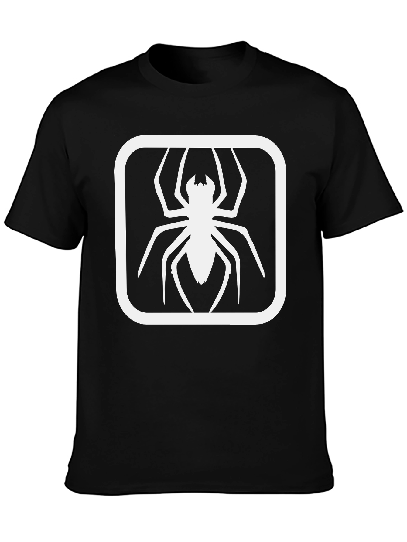 Spider Graphic Tee - Black Cotton Blend