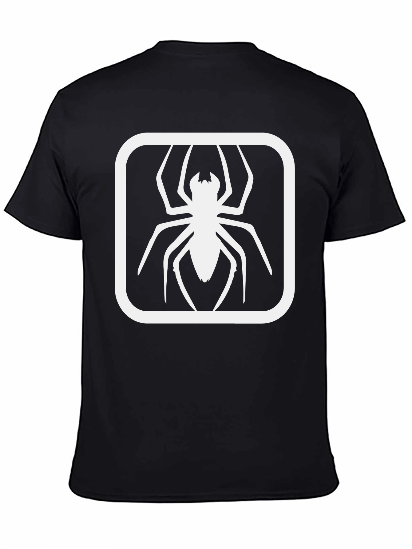 Spider Graphic Tee - Black Cotton Blend