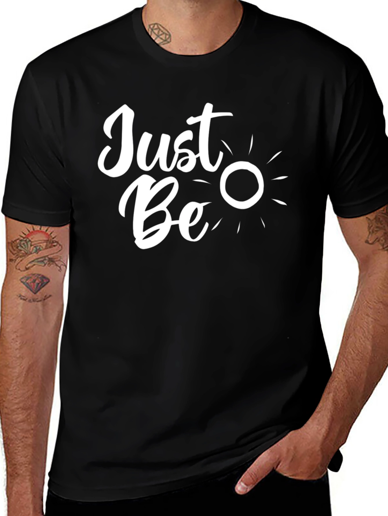 Just Be Sun Graphic Tee - Stylish Comfort