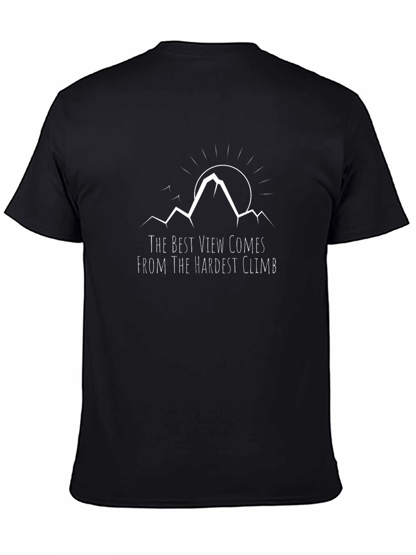Motivational Mountain Climb Graphic Tee