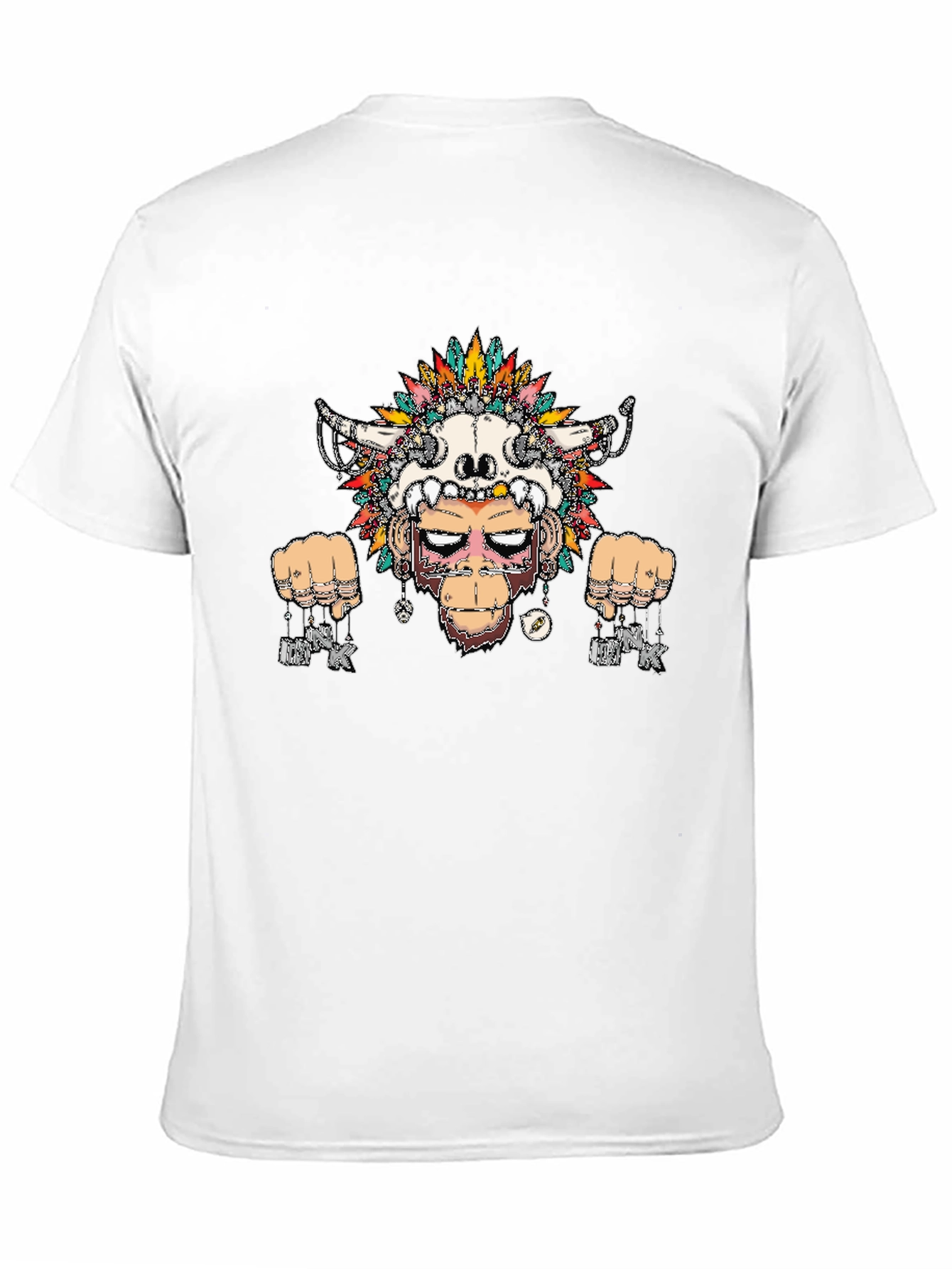 Tribal Ape Graphic Tee - Mens Black T-Shirt