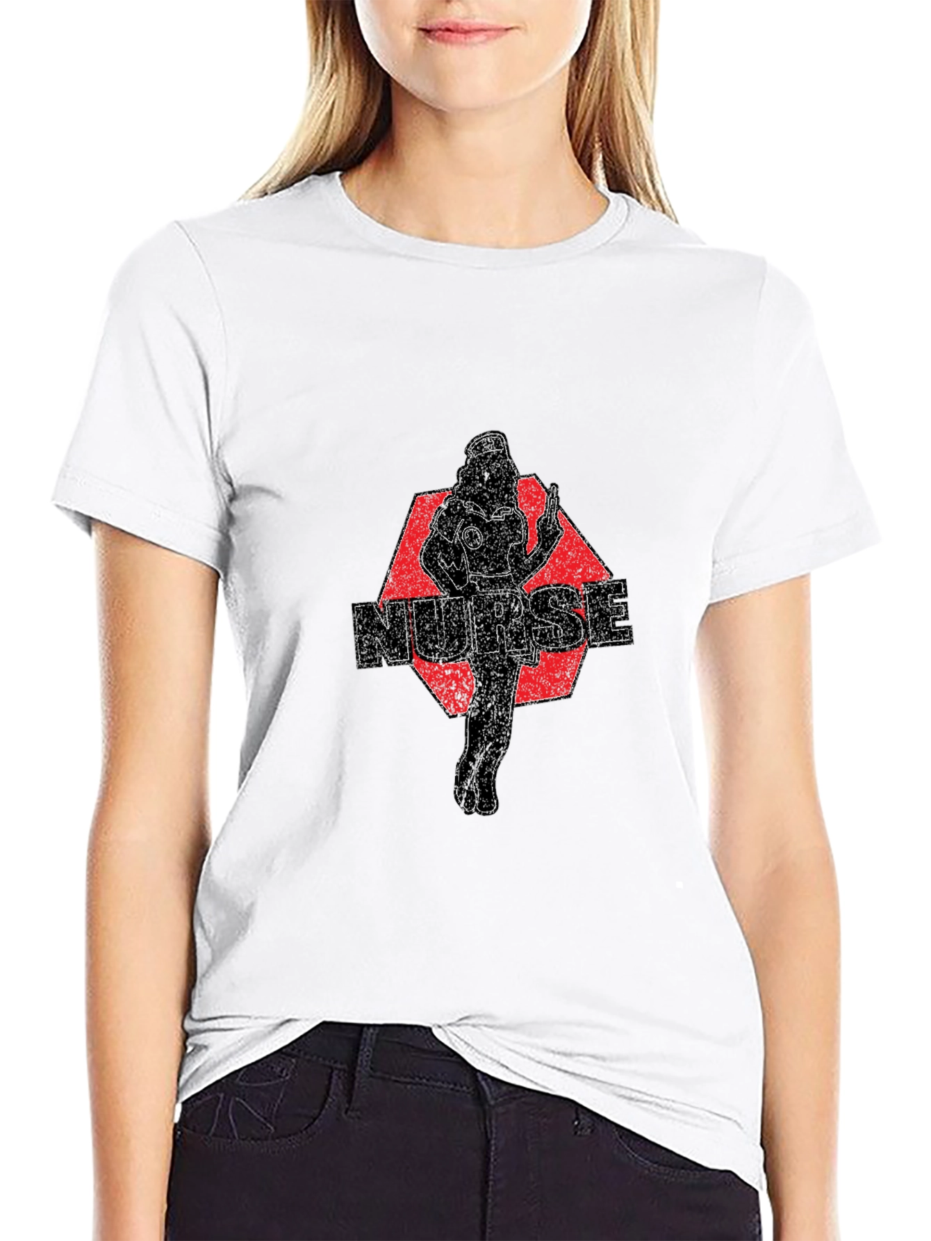 Nurse Graphic Tee - Black Unisex T-Shirt