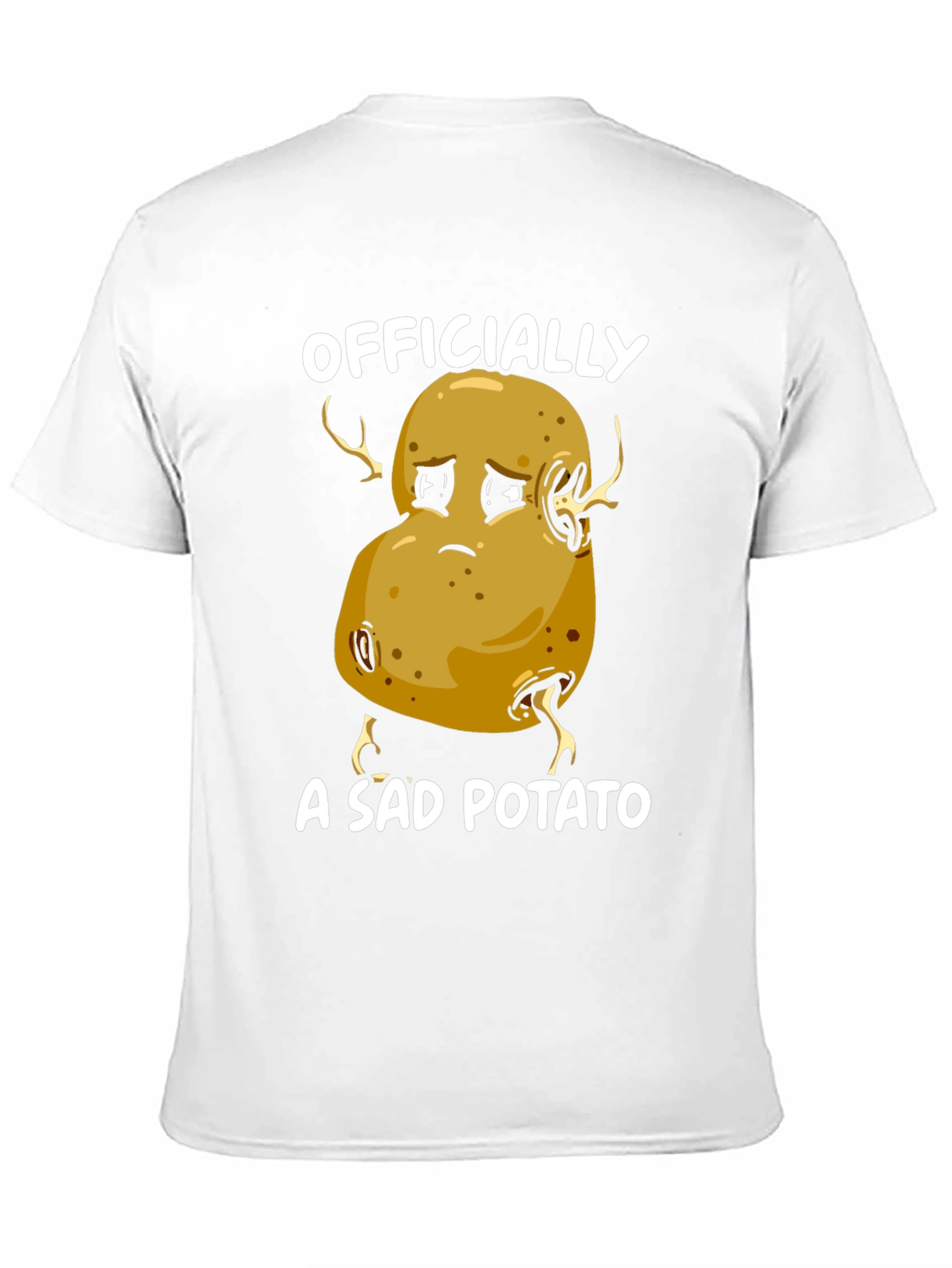 Sad Potato Graphic T-Shirt - Funny Unisex Tee