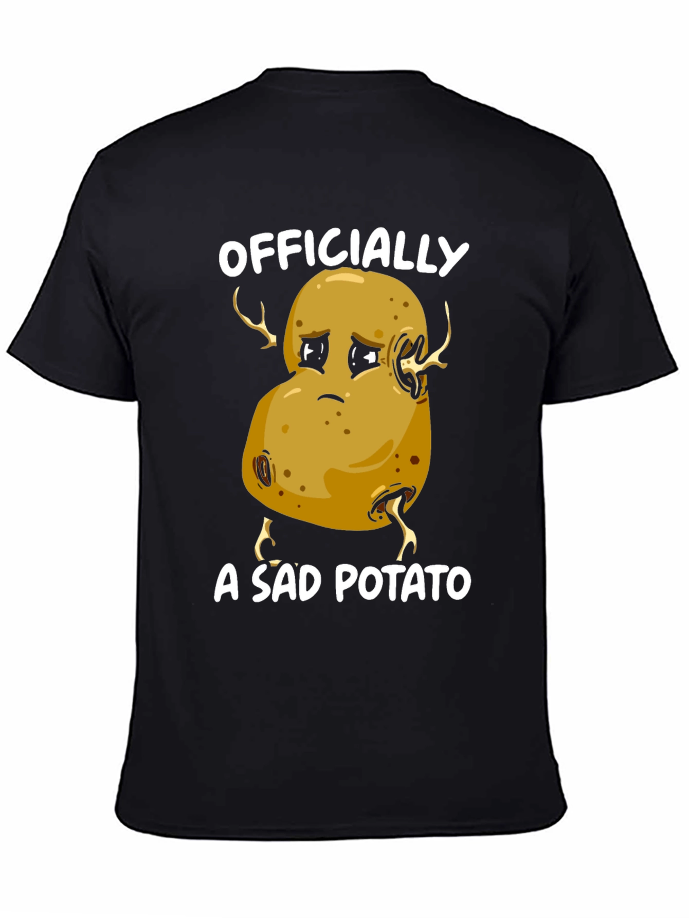 Sad Potato Graphic T-Shirt - Funny Unisex Tee