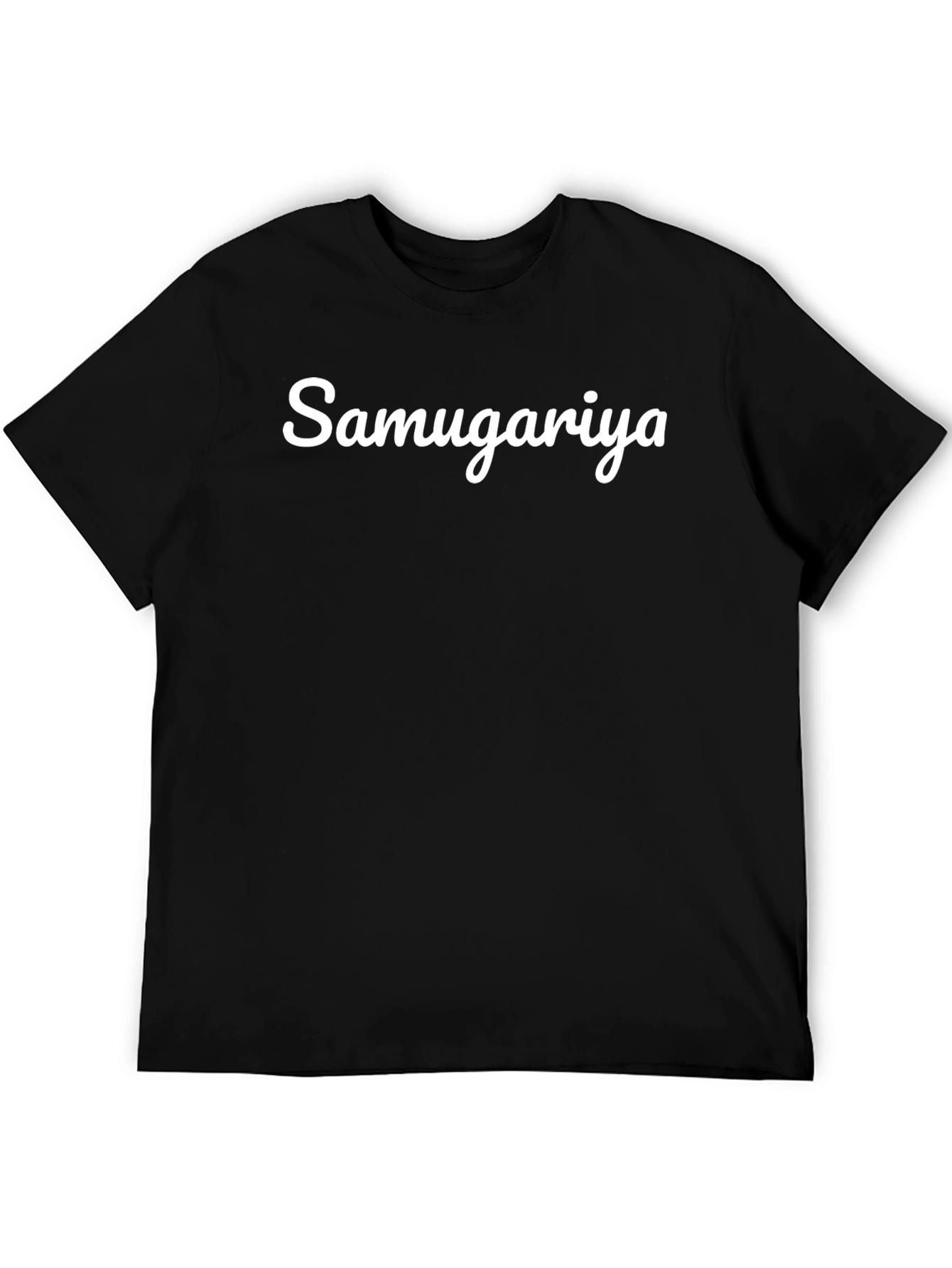 Samugariya Stylish Black Graphic Tee