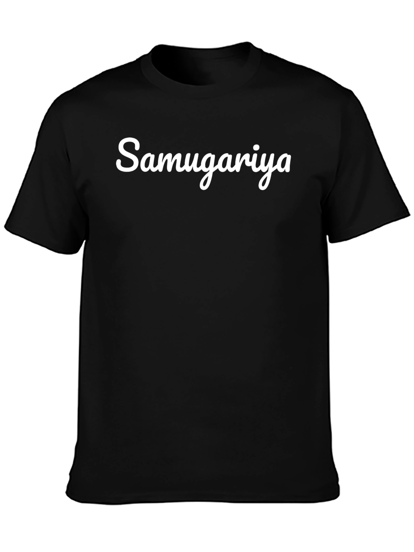 Samugariya Stylish Black Graphic Tee