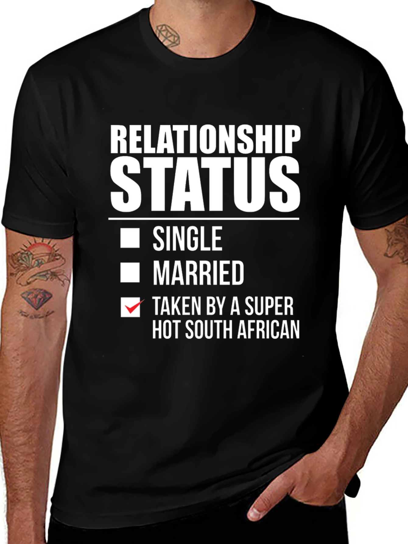 Relationship Status Funny South African T-Shirt