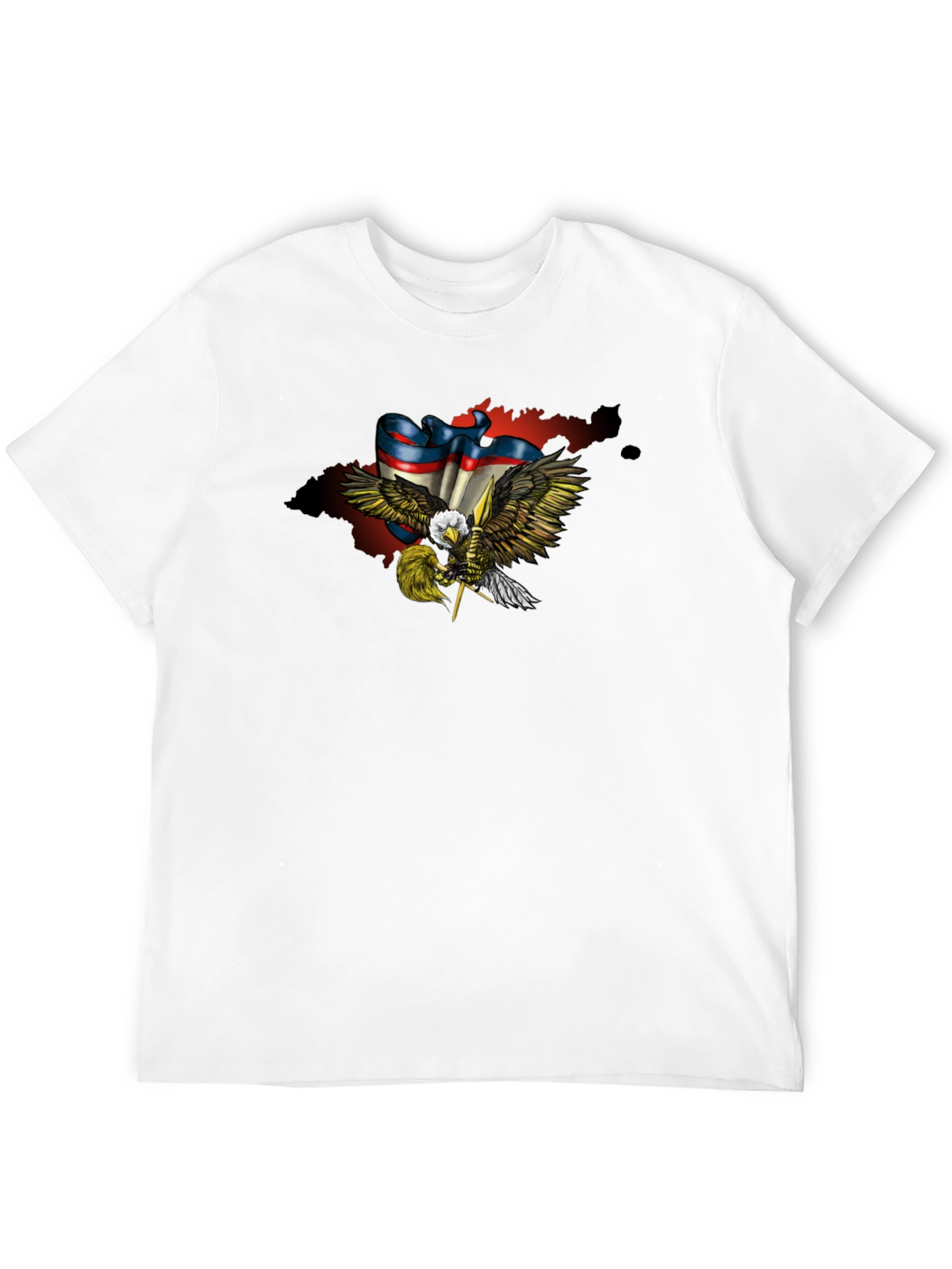 Eagle Flag Graphic Print T-Shirt