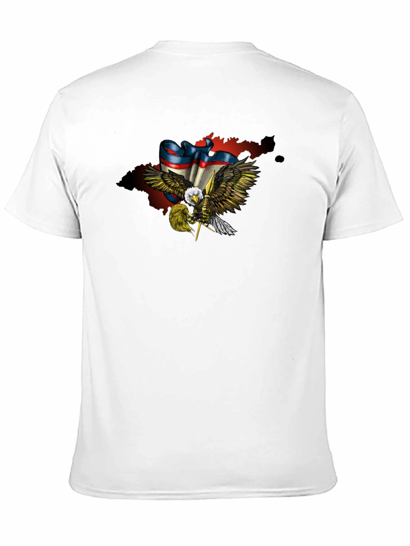Eagle Flag Graphic Print T-Shirt