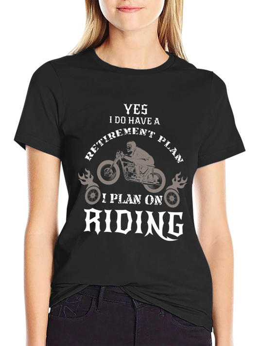 Retirement Plan Motorcycle T-Shirt