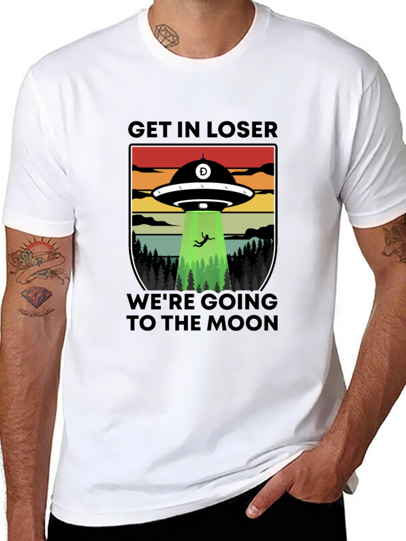 Get In Loser Were Going to the Moon T-Shirt