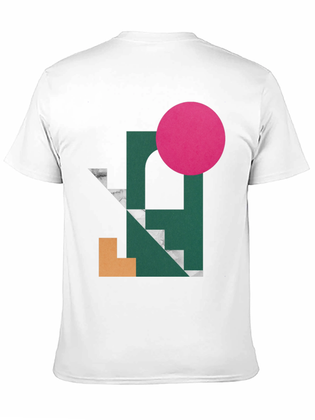 Abstract Graphic Print Tee - Modern Art Shirt