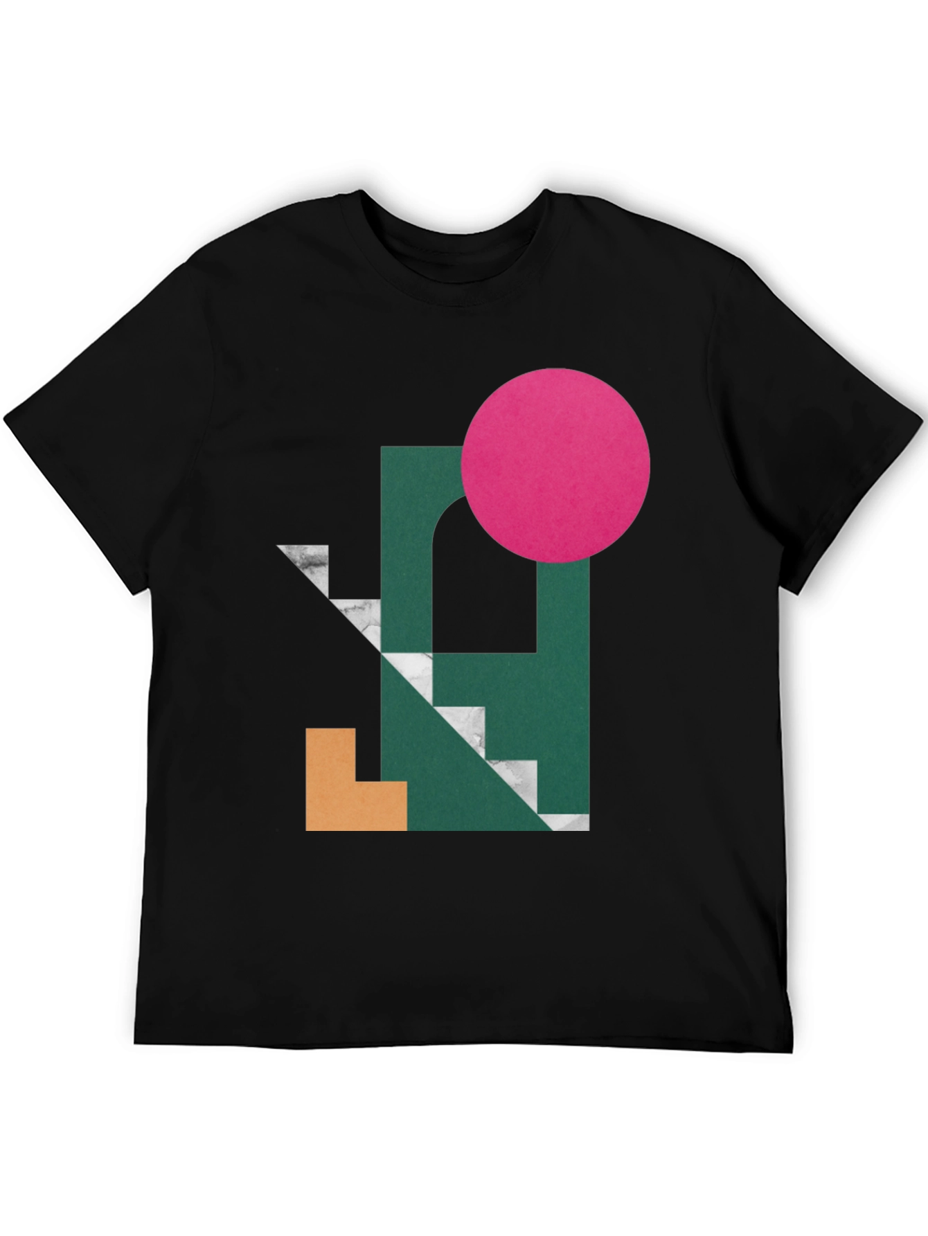 Abstract Graphic Print Tee - Modern Art Shirt