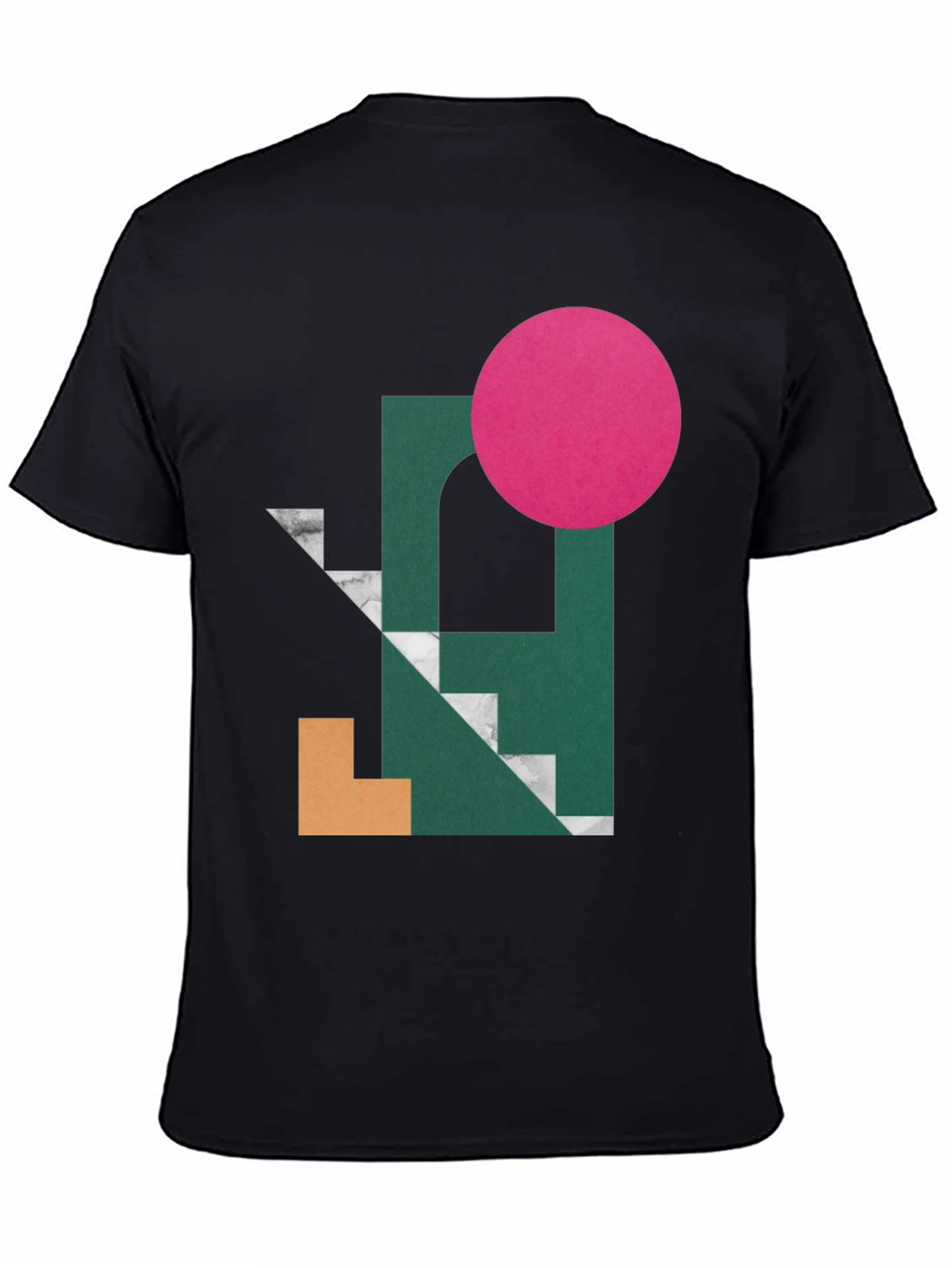 Abstract Graphic Print Tee - Modern Art Shirt