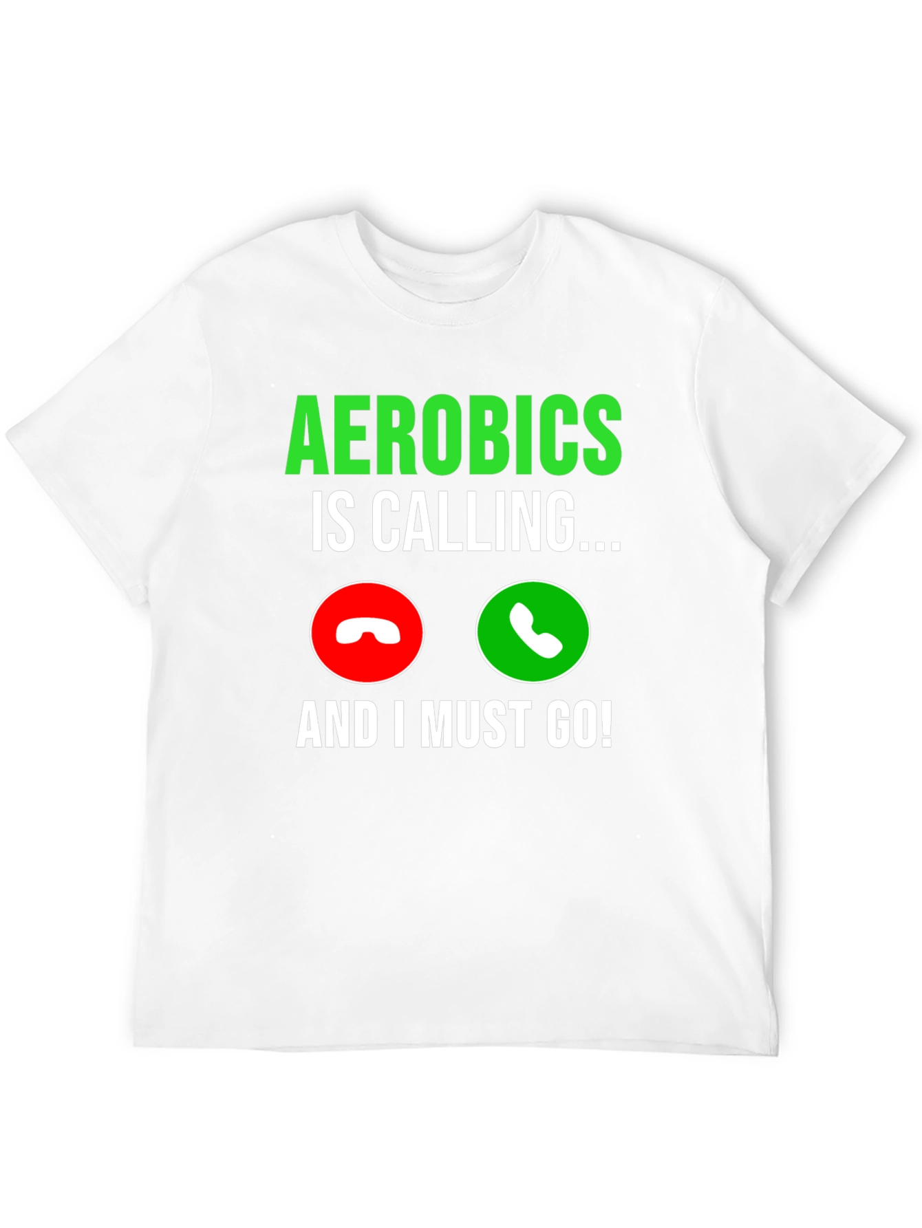 Aerobics Calling Black T-Shirt