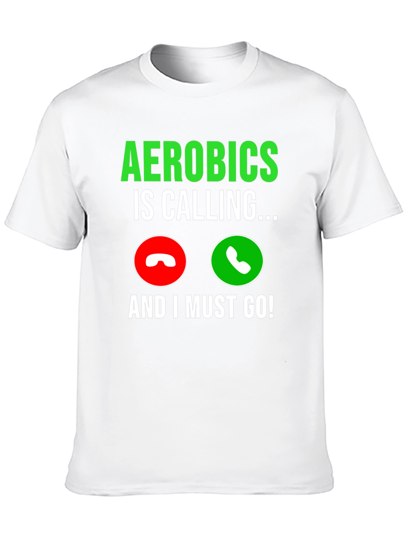 Aerobics Calling Black T-Shirt