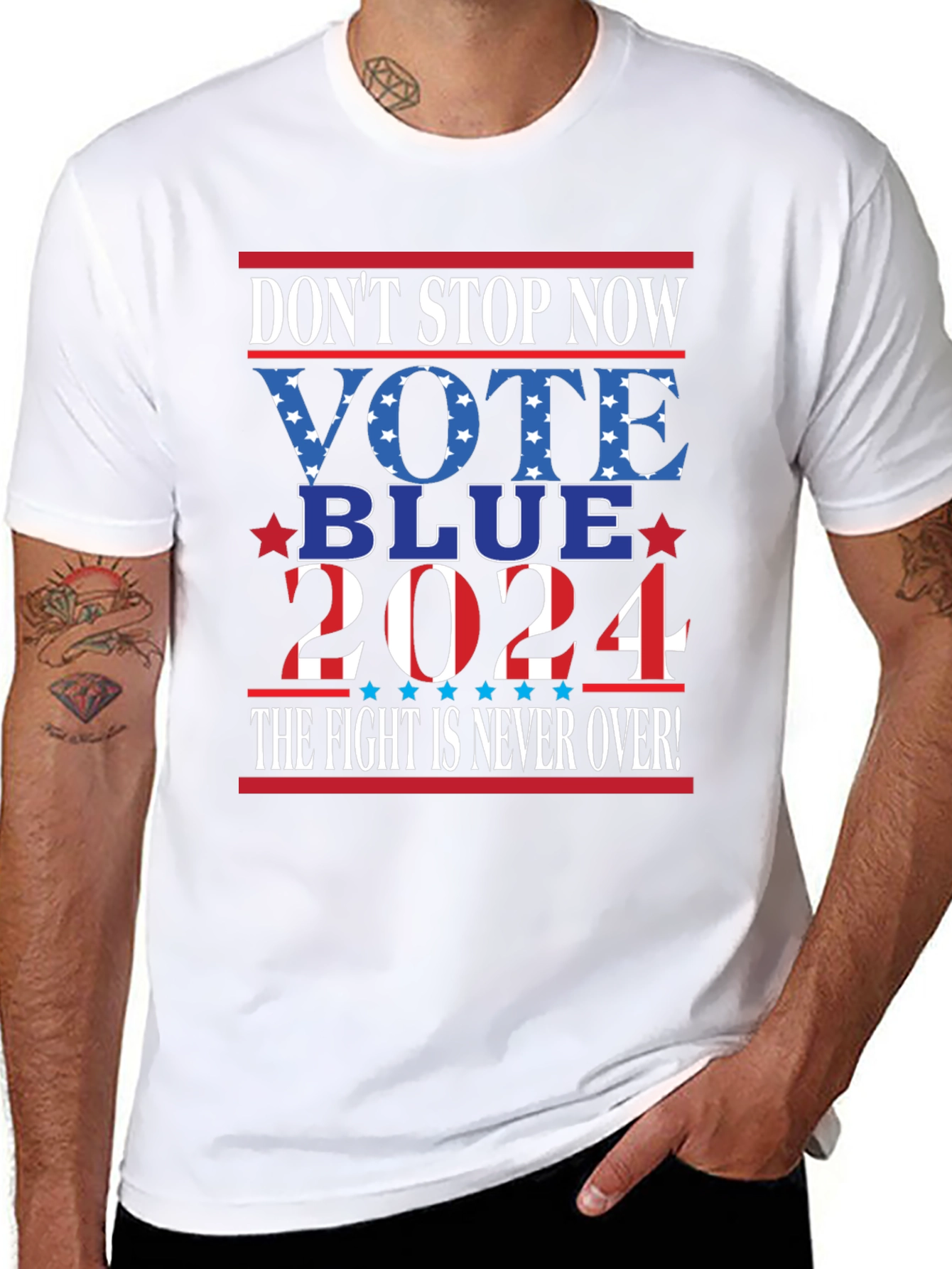 Vote Blue 2024 Graphic T-Shirt