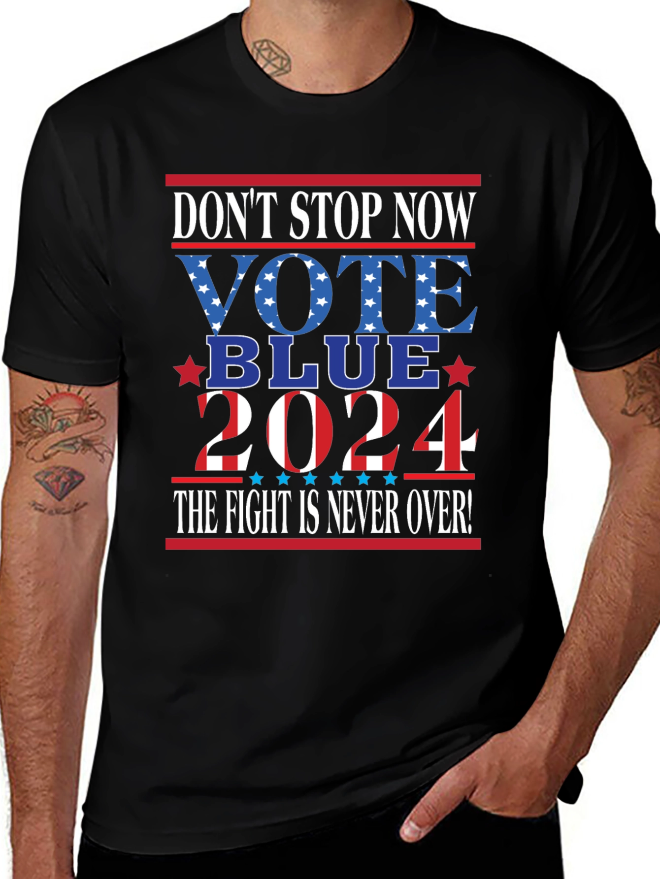 Vote Blue 2024 Graphic T-Shirt
